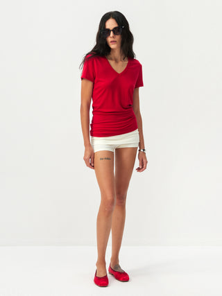 CUBIC Fitted Ribbed Tube Mini Shorts