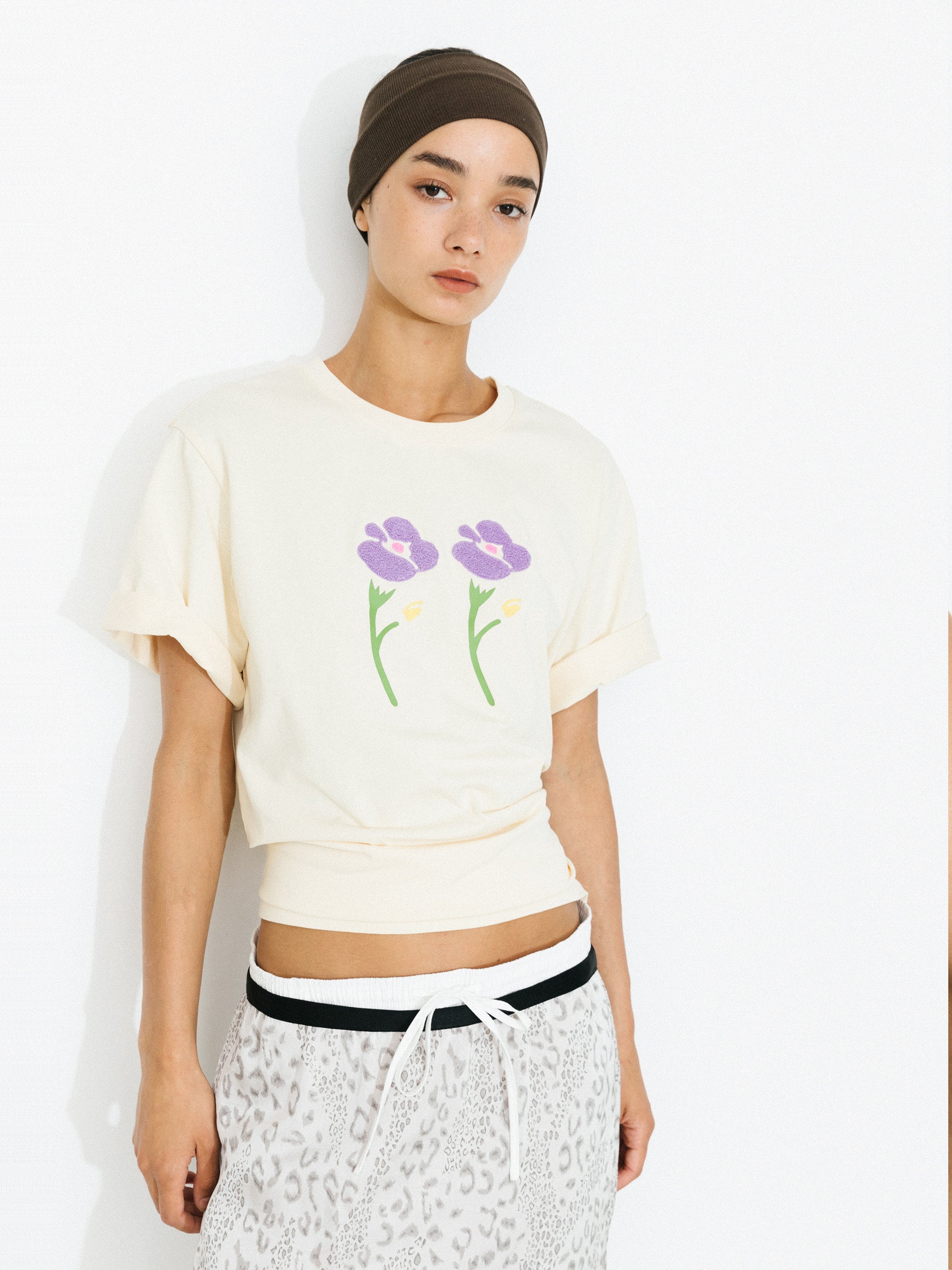Oversized Flowers T-shirt-5