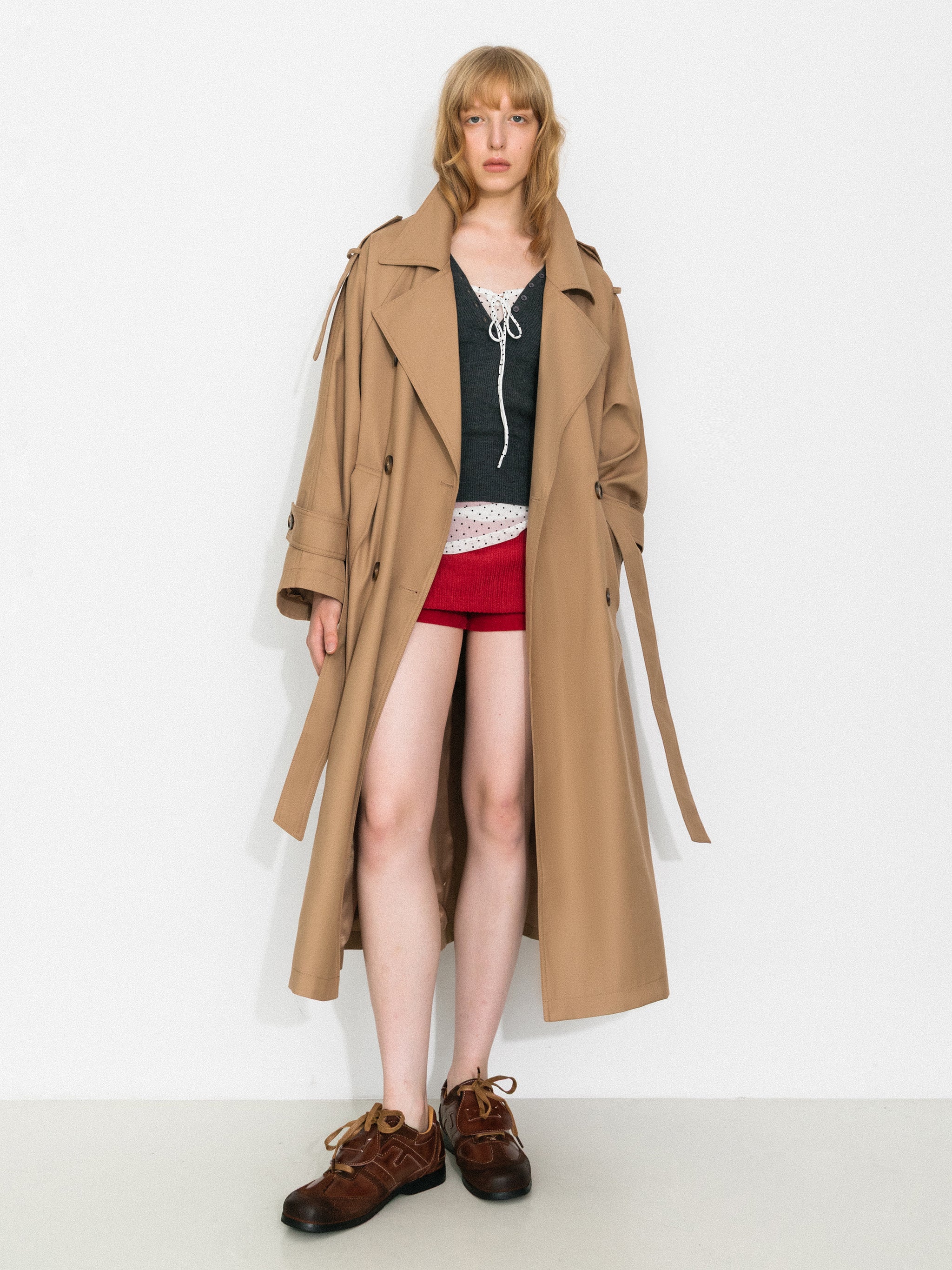 Classic British-Style Double-Breasted Trench Coat-5