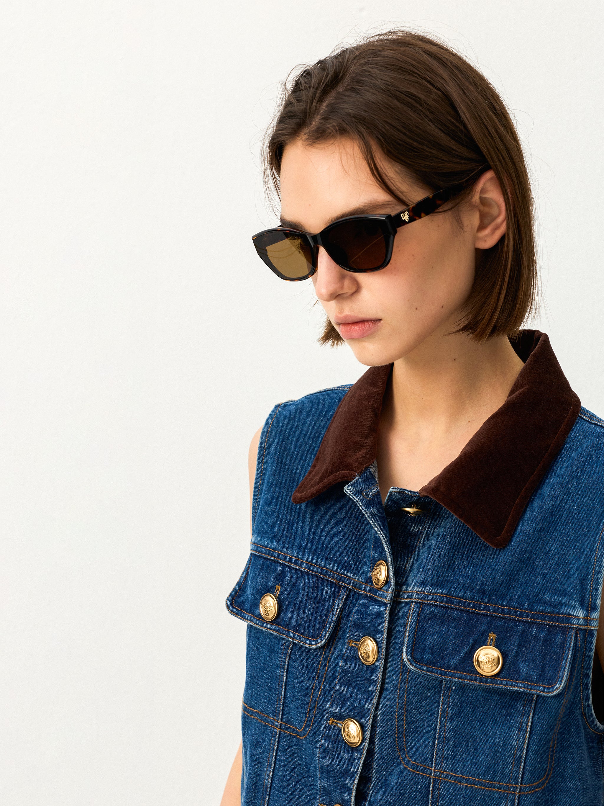 Cat Eye Retro Sunglasses-5