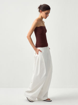 Sculpted Textured Fitted Knit Top