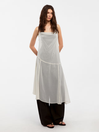 CUBIC Effortless Sheer Slip Maxi Dress