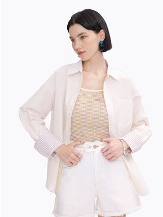 Classic Shirt with Turn-Up Cuffs