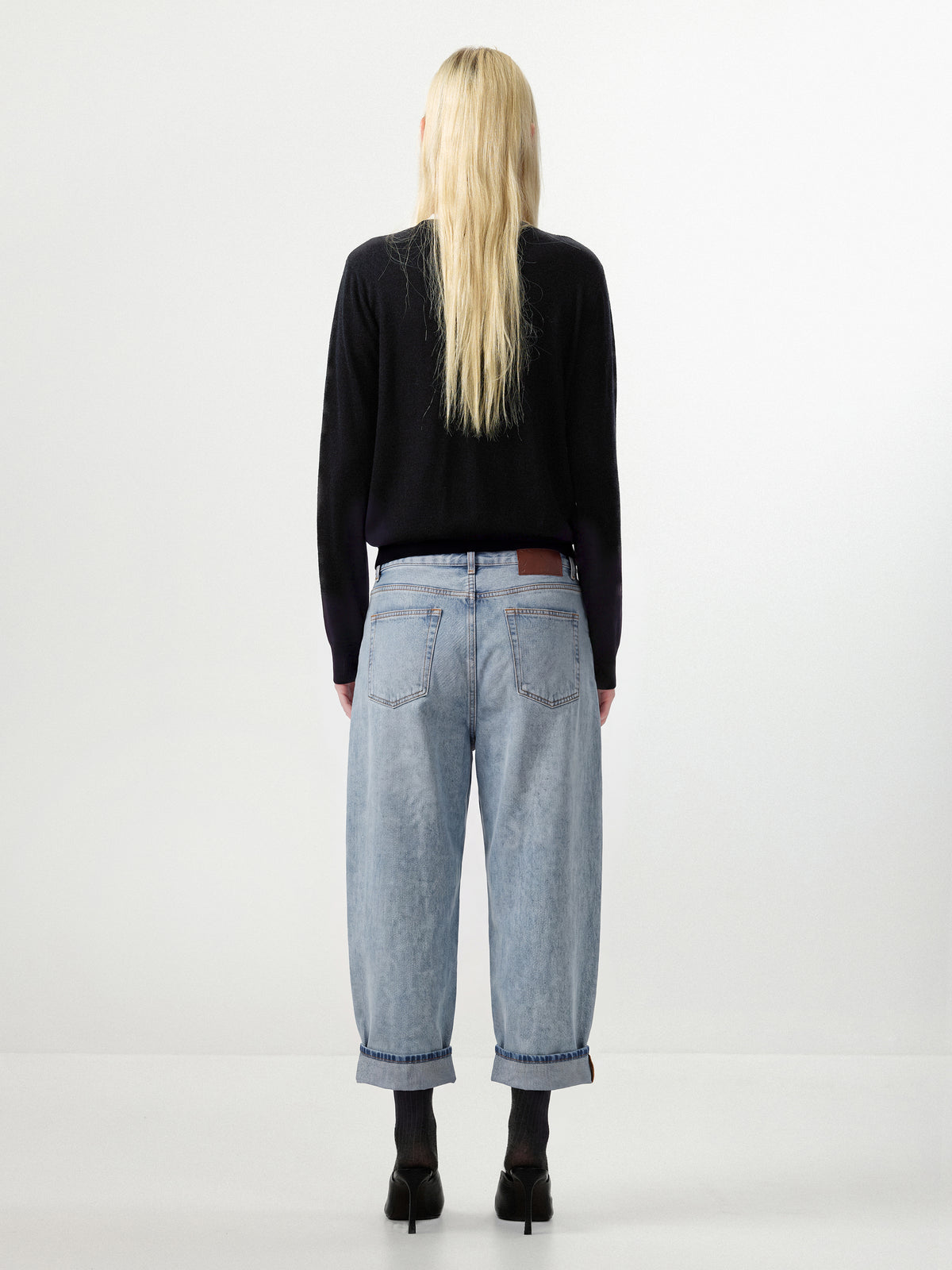 CUBIC Vintage Wash Relaxed Denim Jeans-5