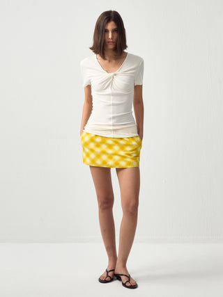 CUBIC Gradient Check Layered Skort