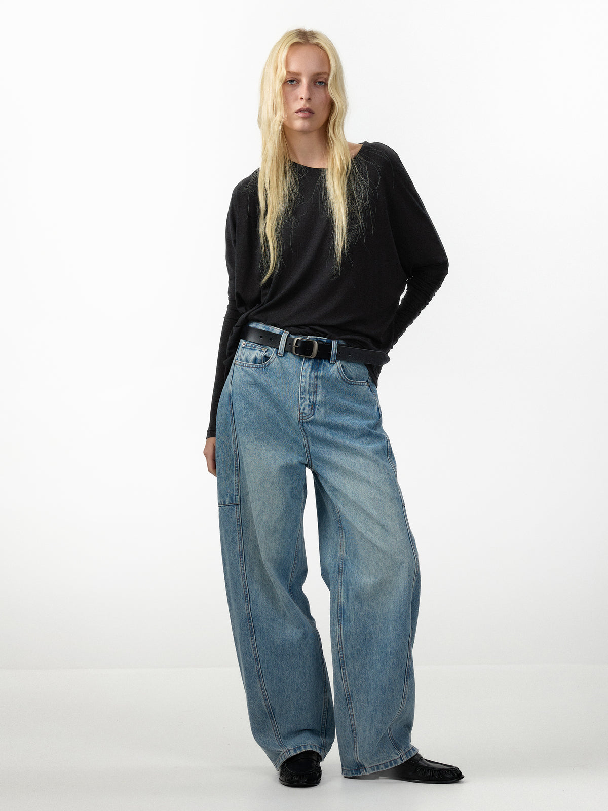 CUBIC Batwing Sleeve Long Sleeve Top-5
