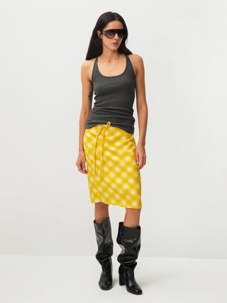 CUBIC Straight H‑line Two‑way Skirt