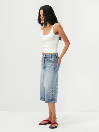 CUBIC Washed Denim Culottes
