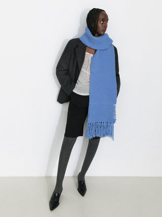 Classic Wool-Blend Tailored Down Coat