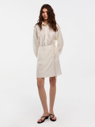 CUBIC Lyocell Polka Dot Skirt