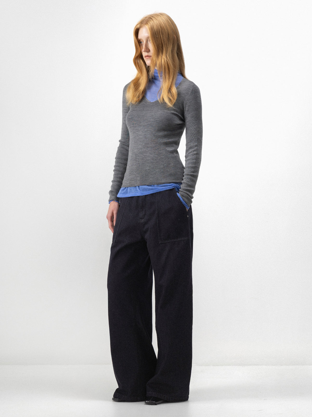 CUBIC Brushed-Lined Relaxed Straight-Leg Jeans-5