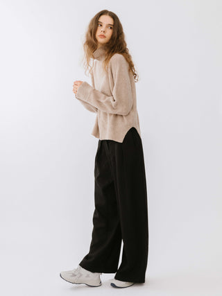 High Neck Sheep Wool Sweater