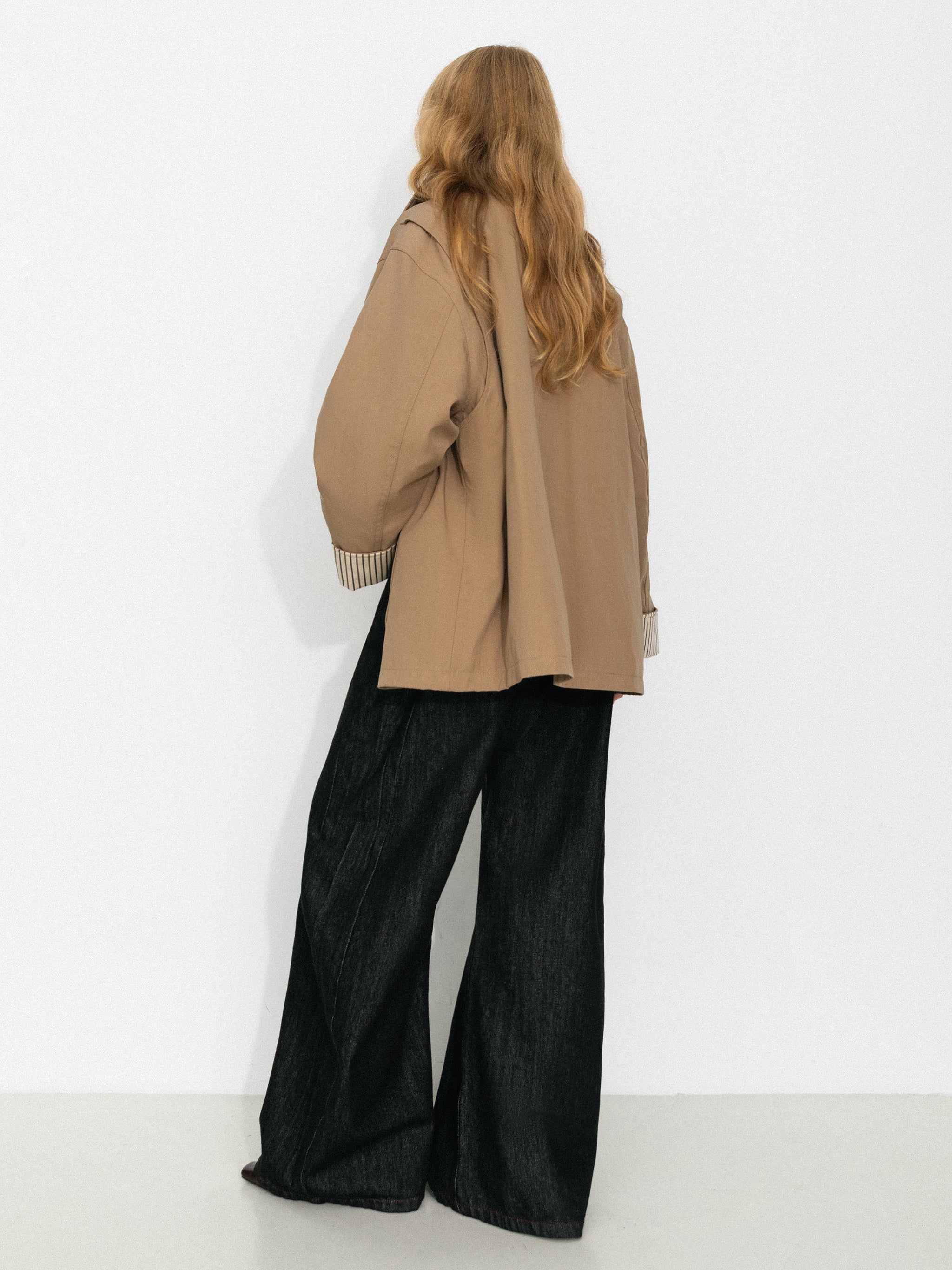 Classic Barn-Style Modal-Blend Cotton Down Coat-6
