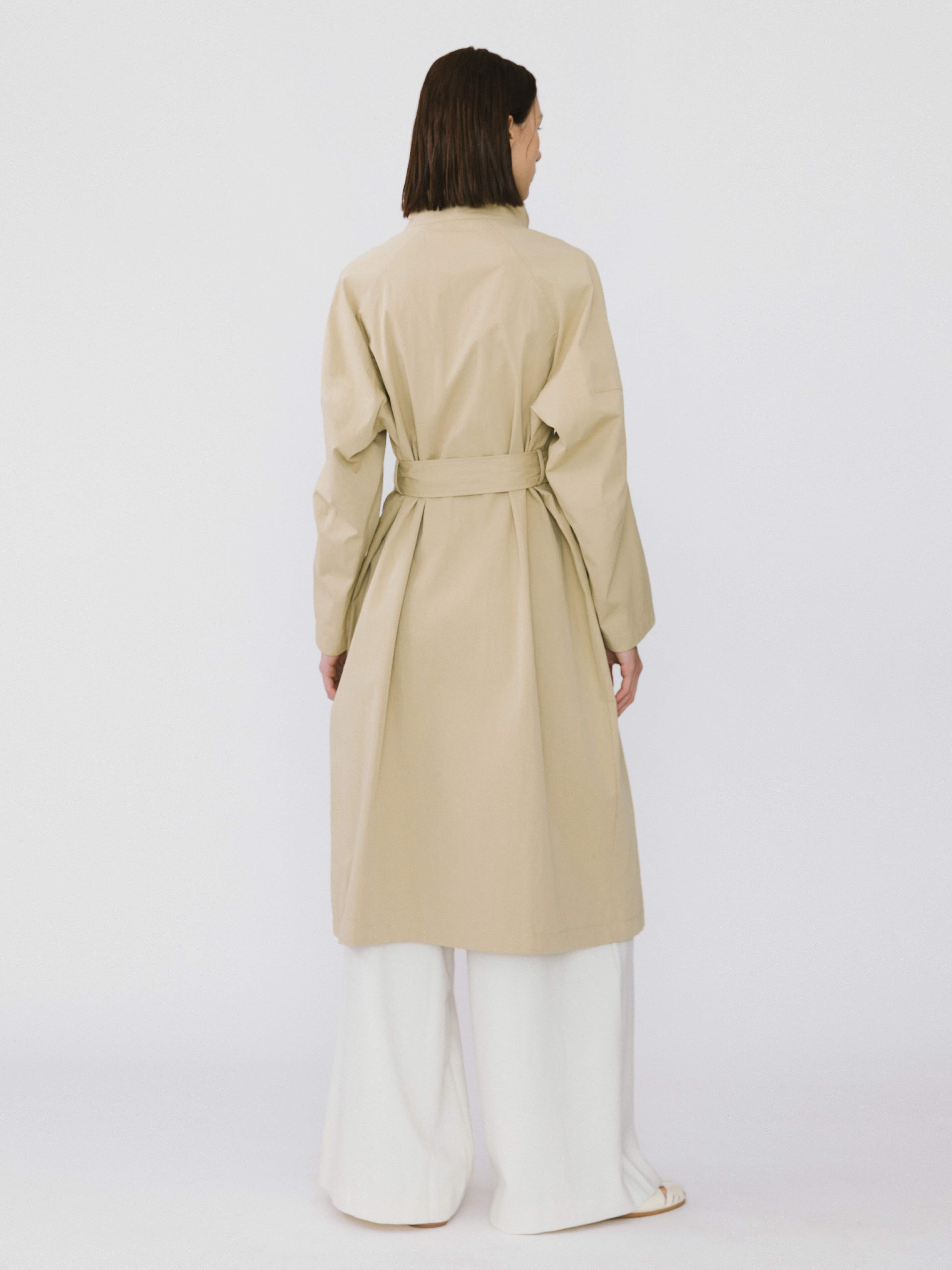 Single Breasted Trench Coat-6