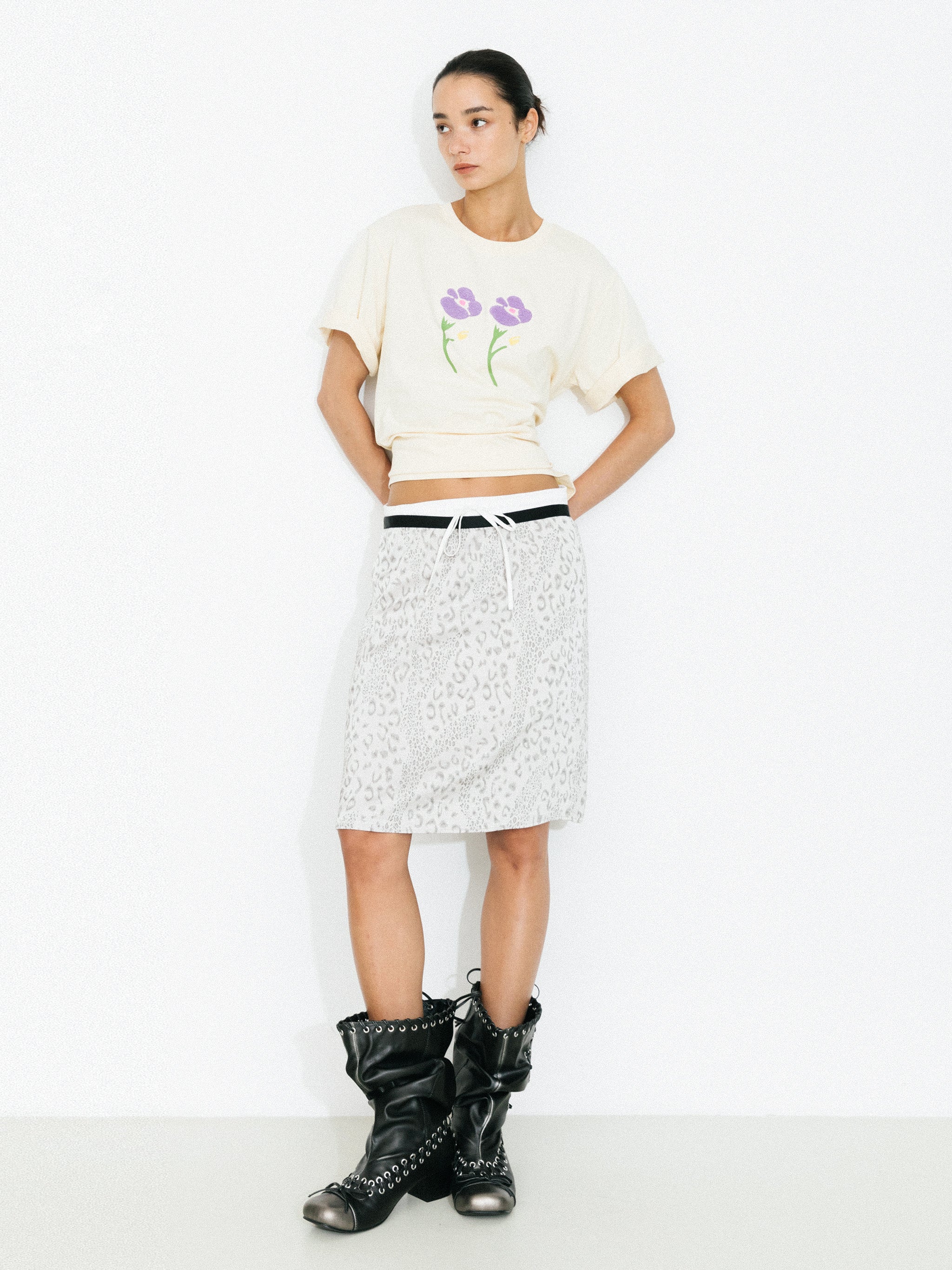 Oversized Flowers T-shirt-6