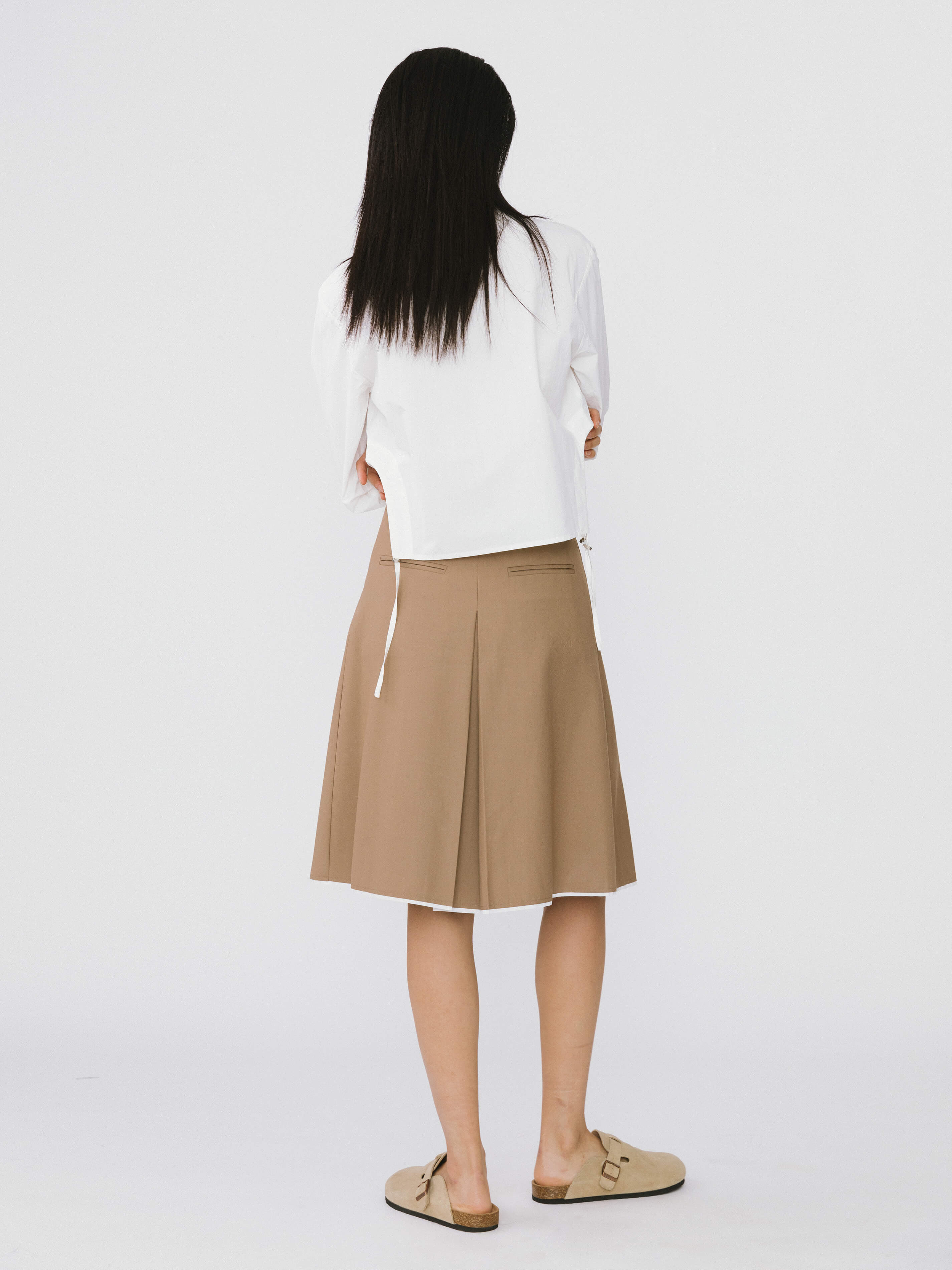 High Waisted Pencil Skirt-6