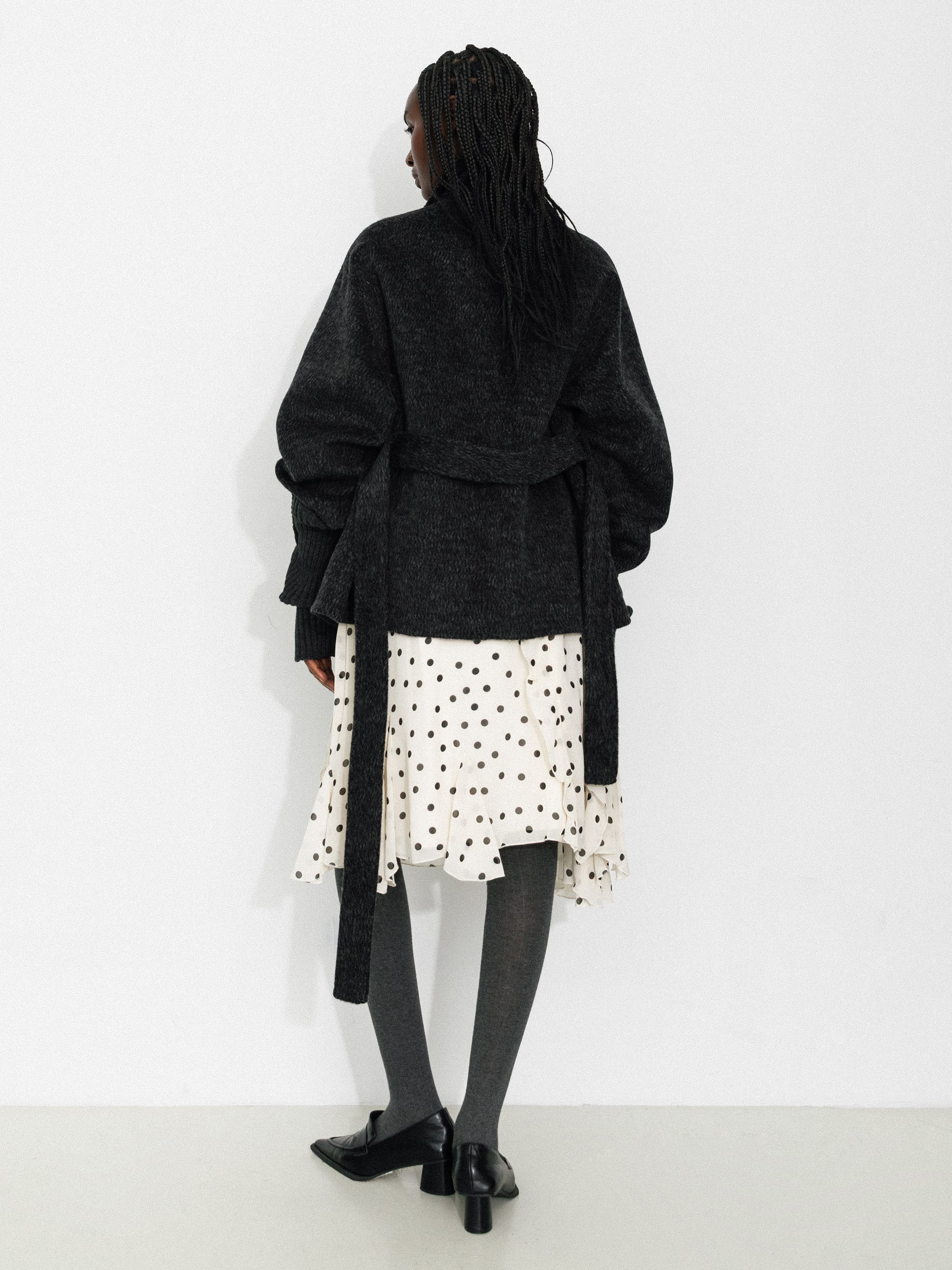 Relaxed Cashmere-Wool Blend Cocoon Jacket-6