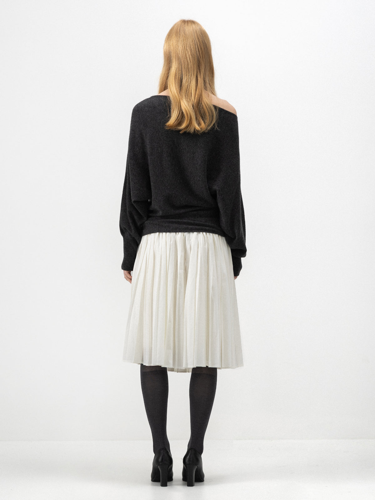 CUBIC Convertible Off-Shoulder Wool-Blend Sweater-6