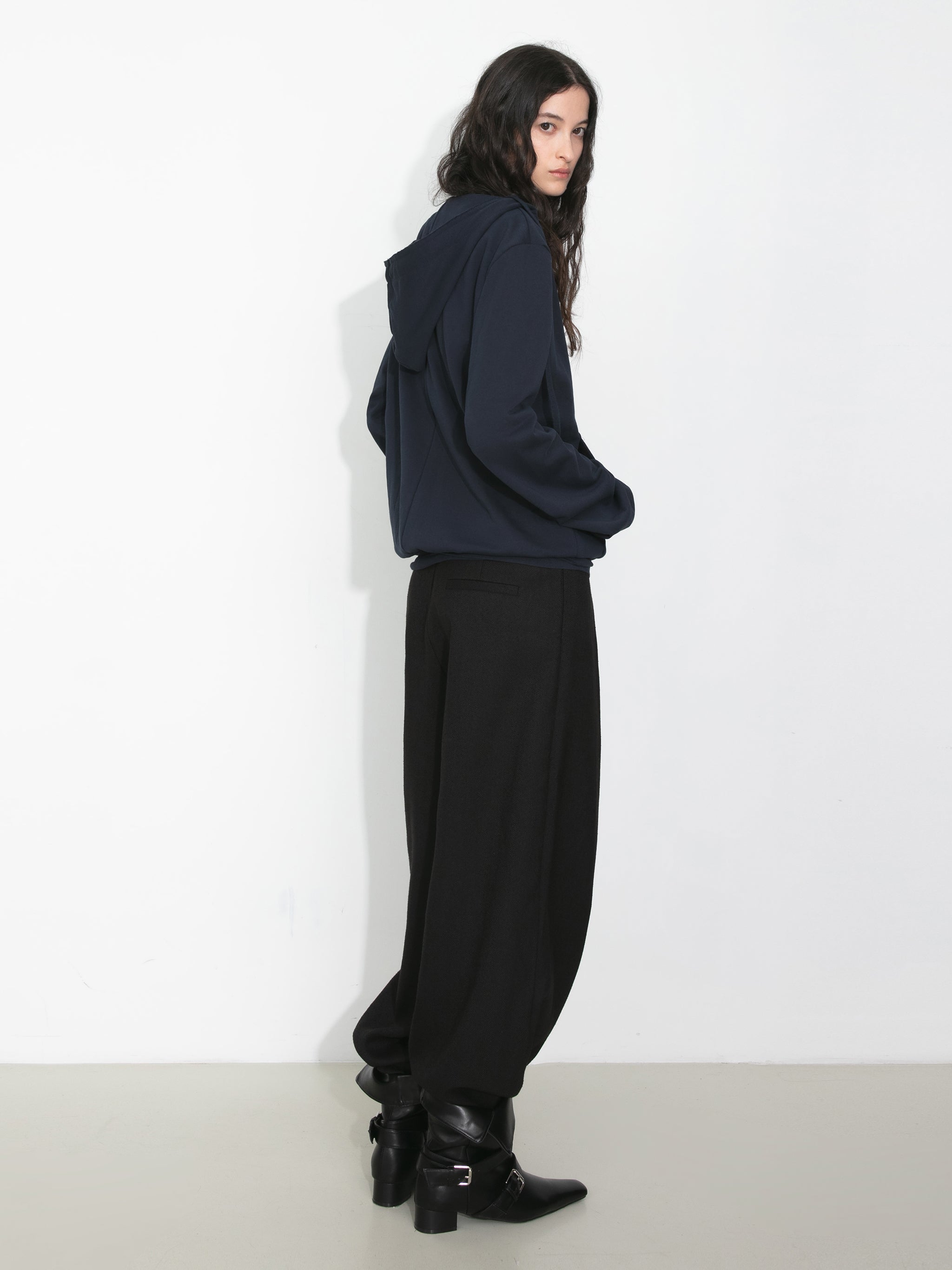 Layered Halter Cami Hoodie-6