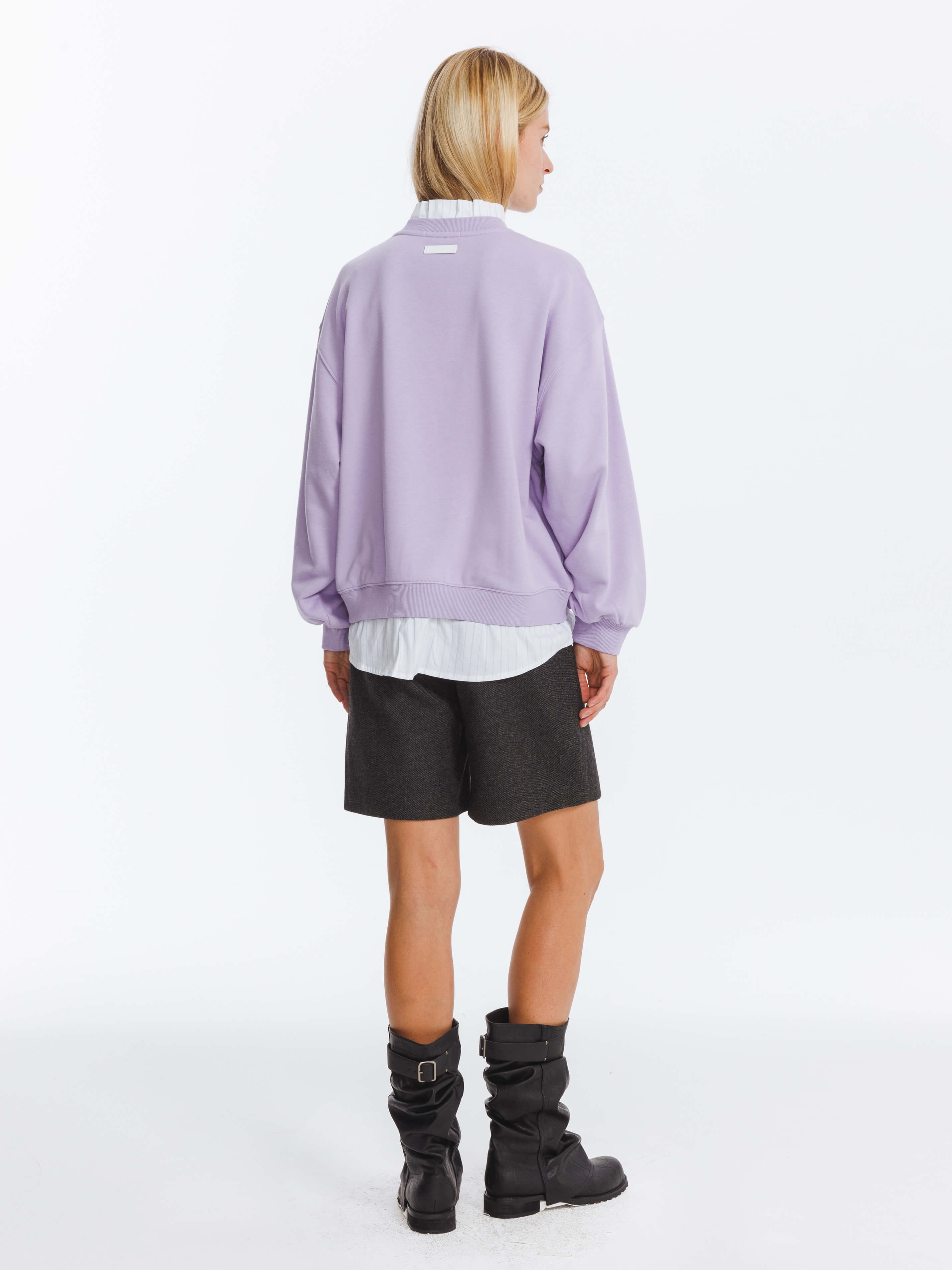 Oversized Sweatshirt with Cotton Blend-6