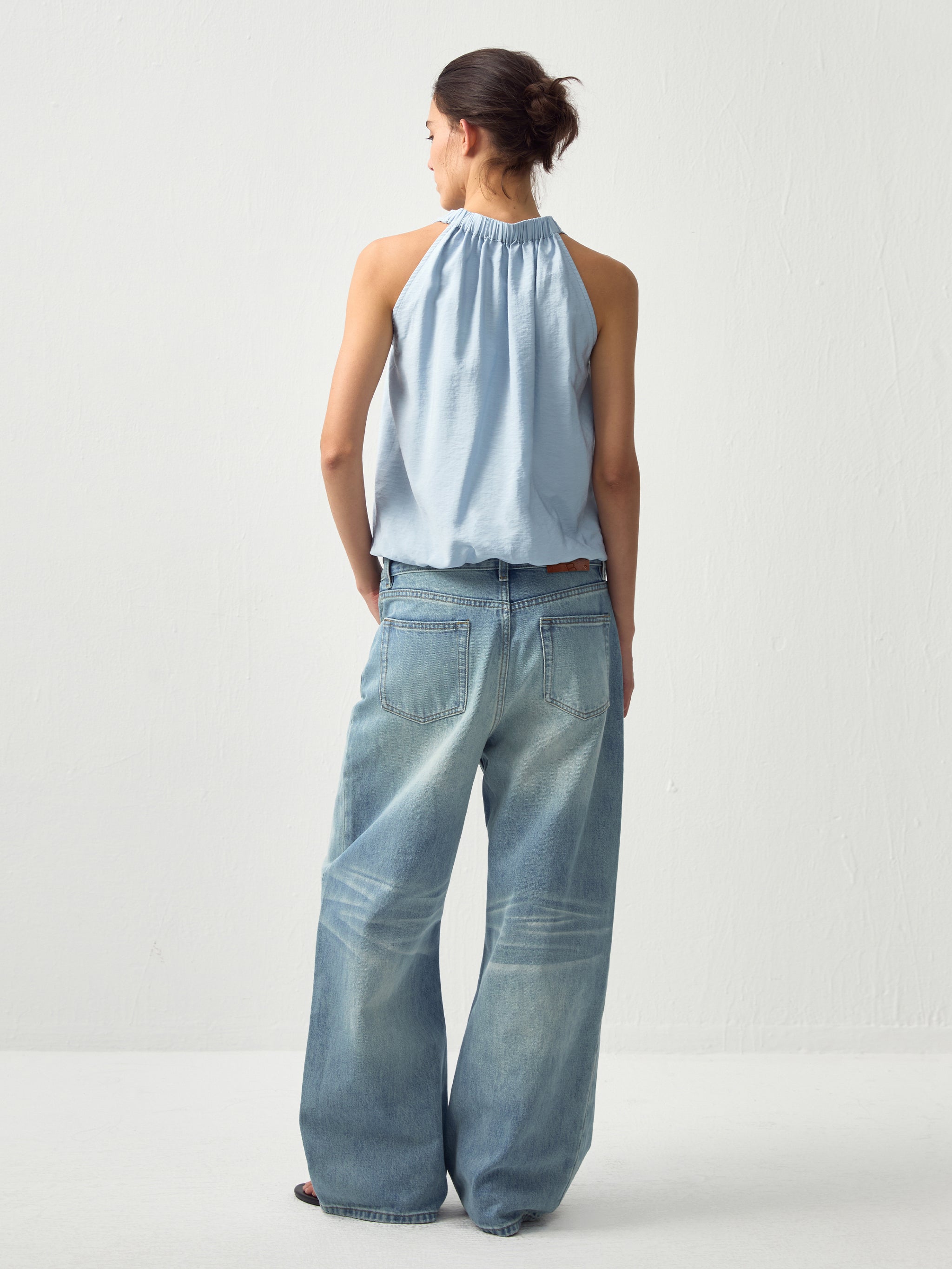CUBIC Solid Halter Neck Camisole-7