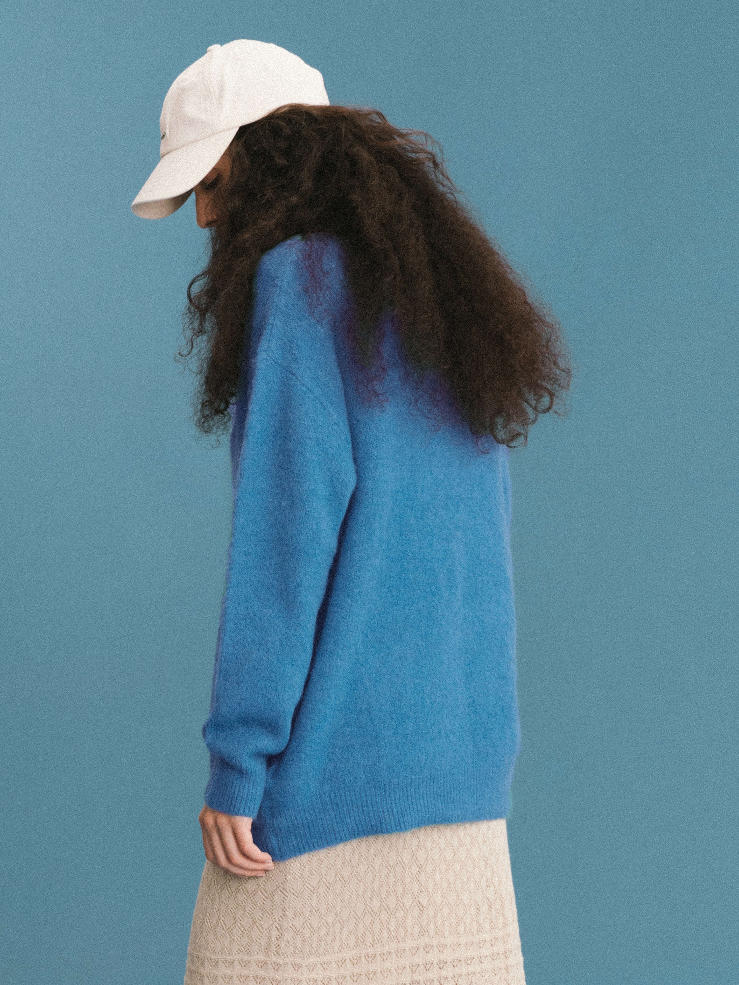 ONE BY CUBIC Brushed Alpaca Knitwear Jumper-7