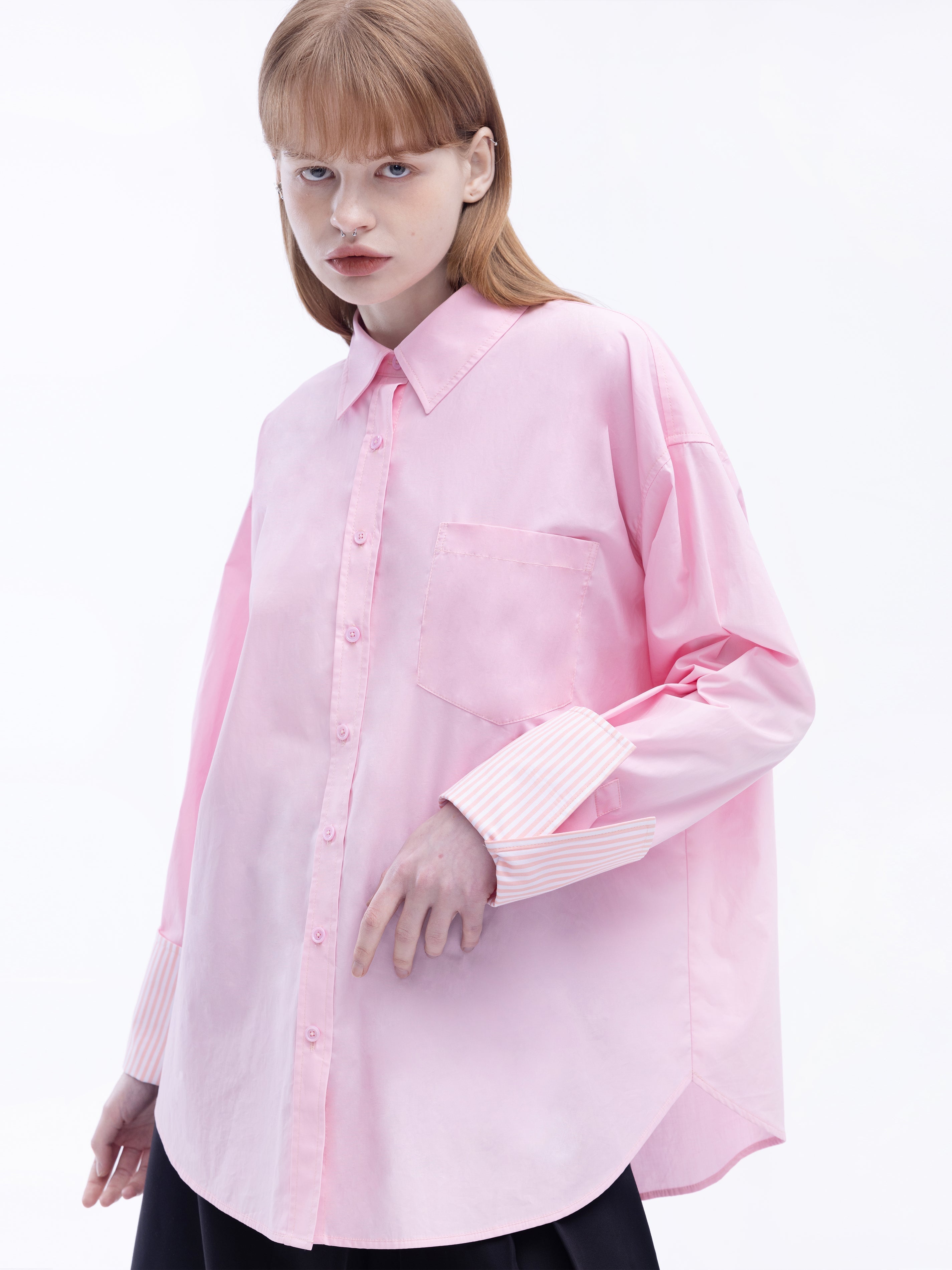 Classic Shirt with Turn-Up Cuffs-7
