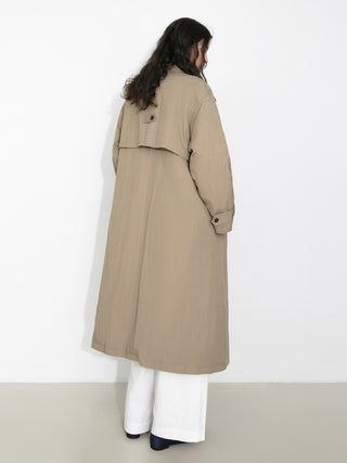 Oversized Funnel-Neck Down Coat