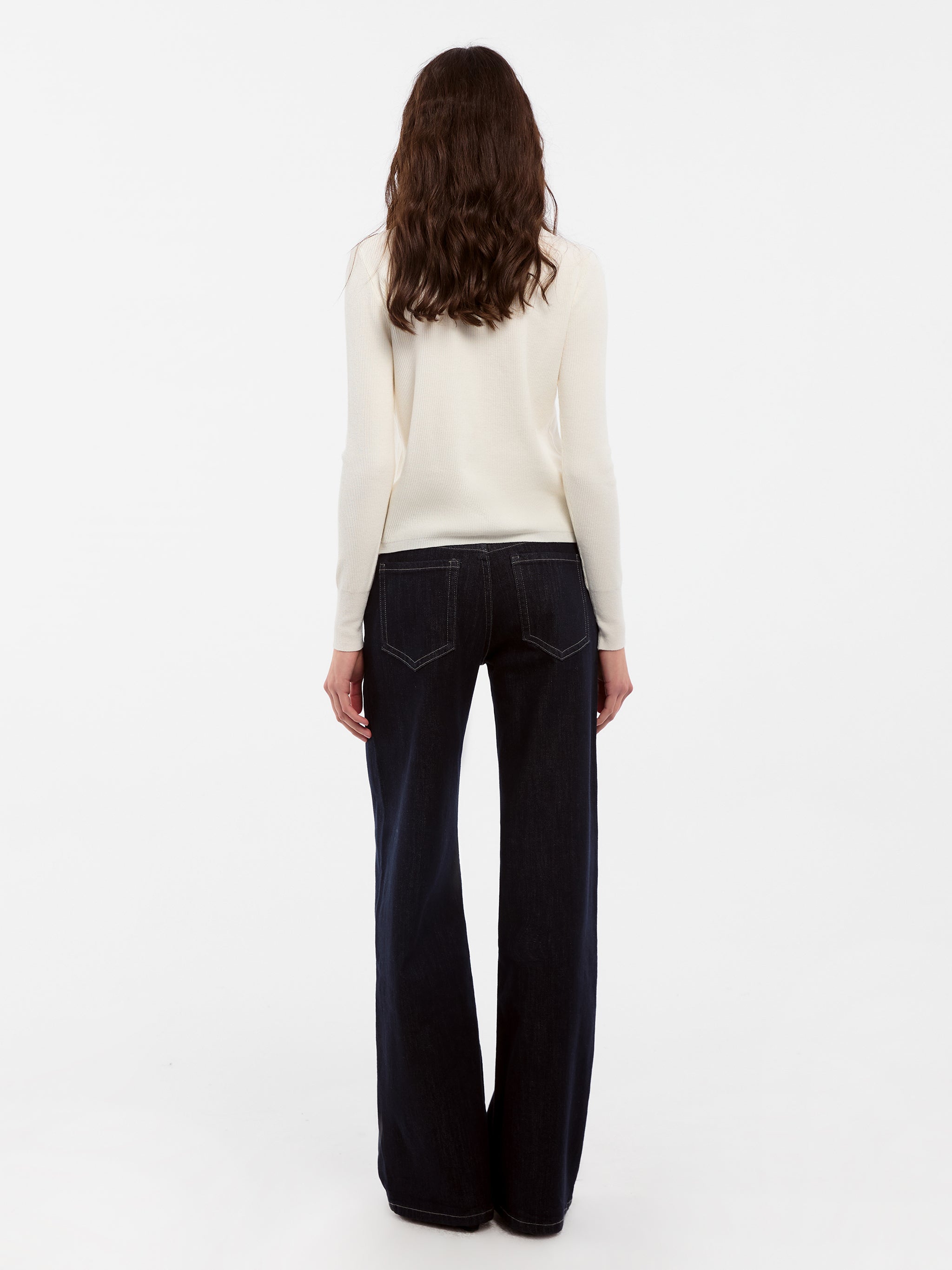 CUBIC Lace-trimmed Linen Knit Cardigan-6