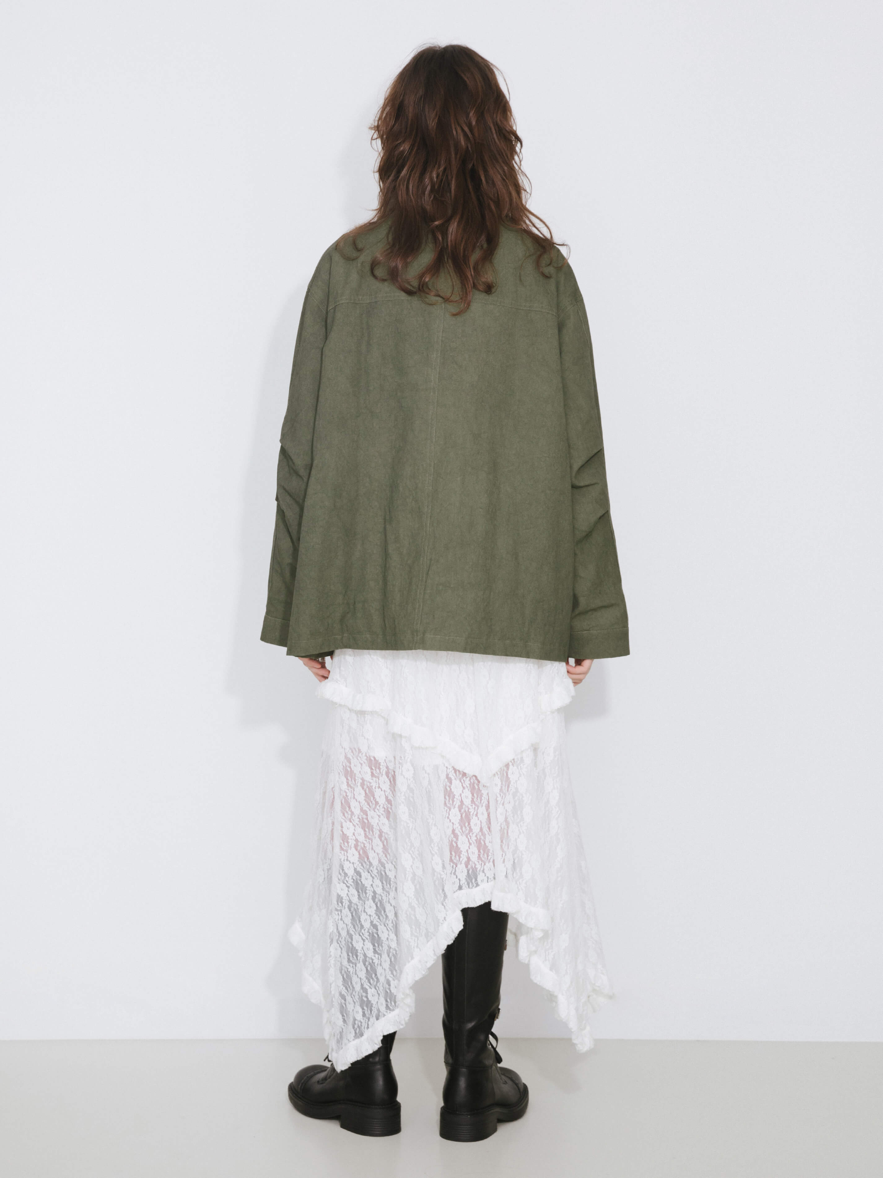 Short High Neck Puffer Jacket-6