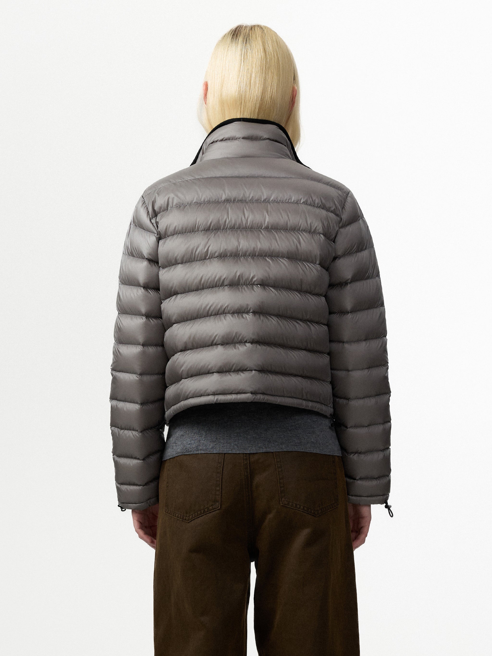 CUBIC Stand‑Collared Short Puffer Jacket-6