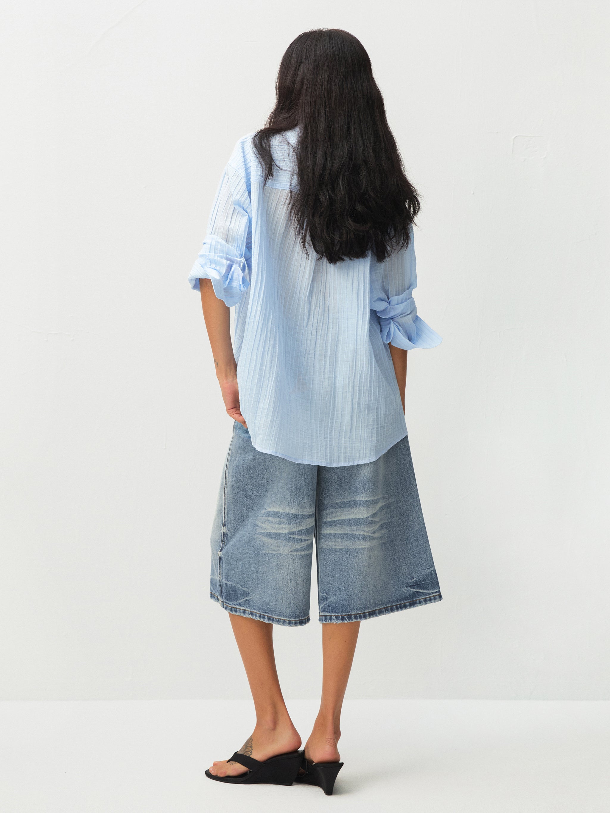 CUBIC Ramie Lightweight Long-Sleeved Shirt-6