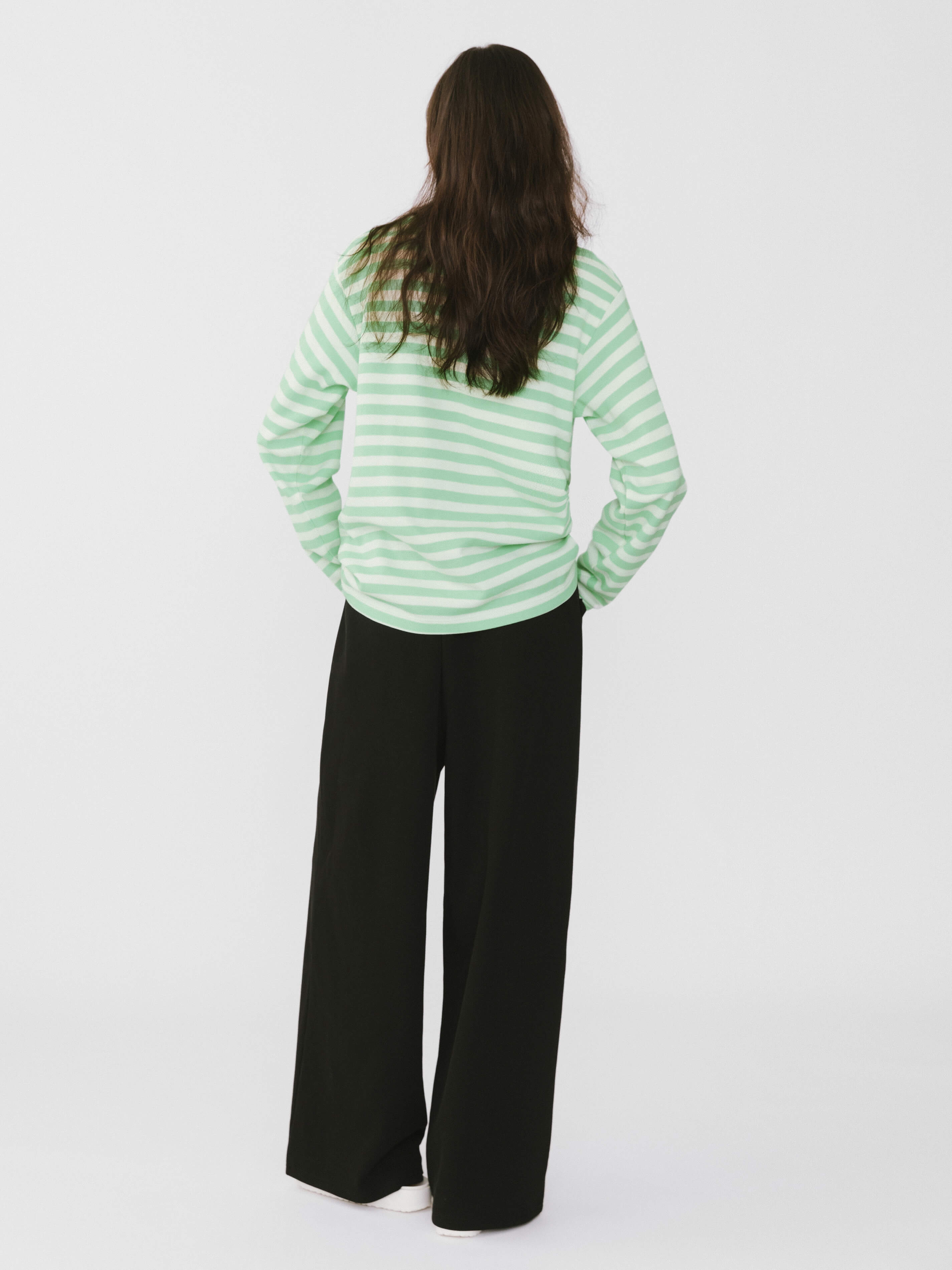 Oversized Striped Long Sleeve Top-6
