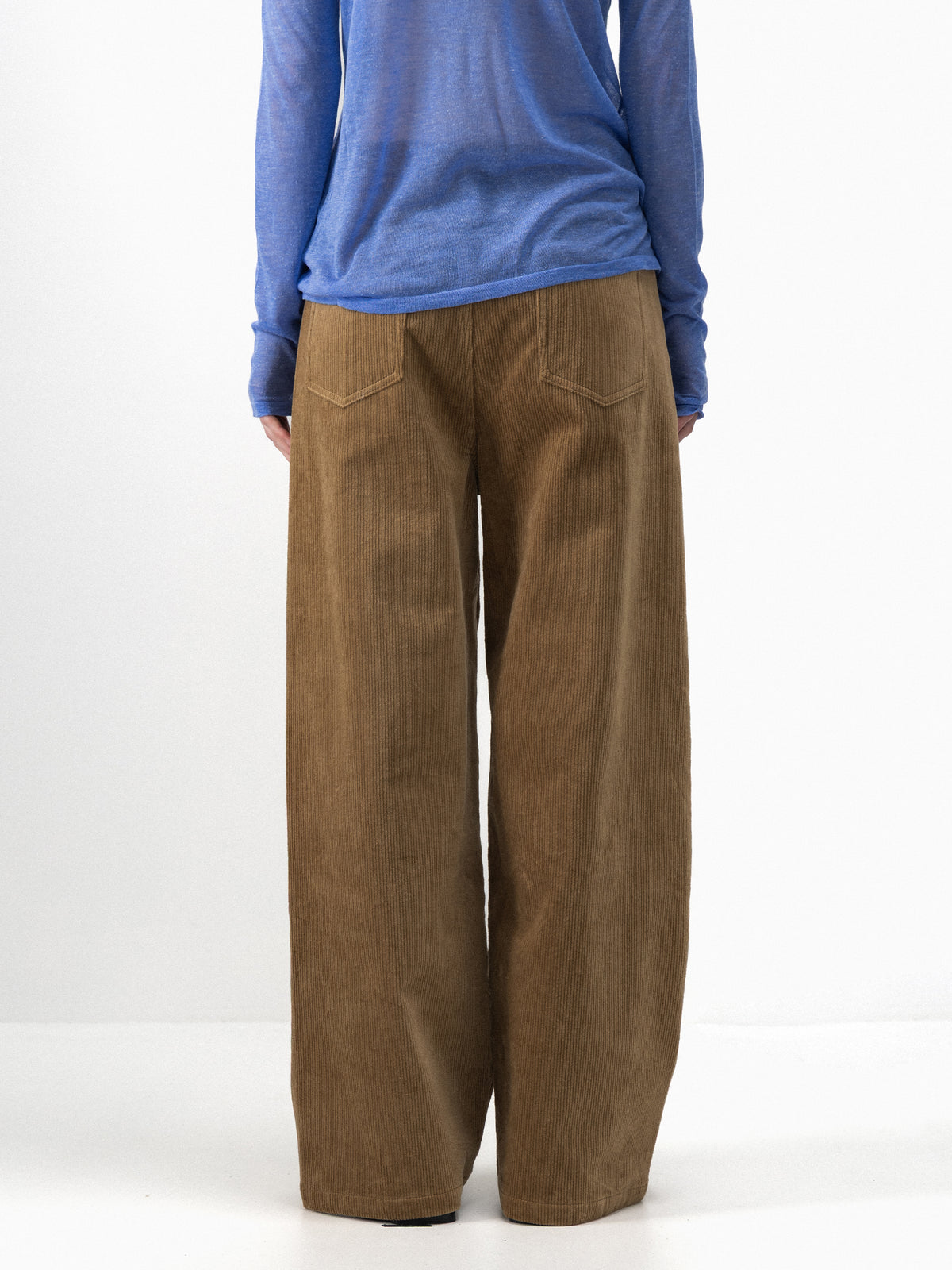 CUBIC Relaxed Wide-Leg Corduroy Trousers-6