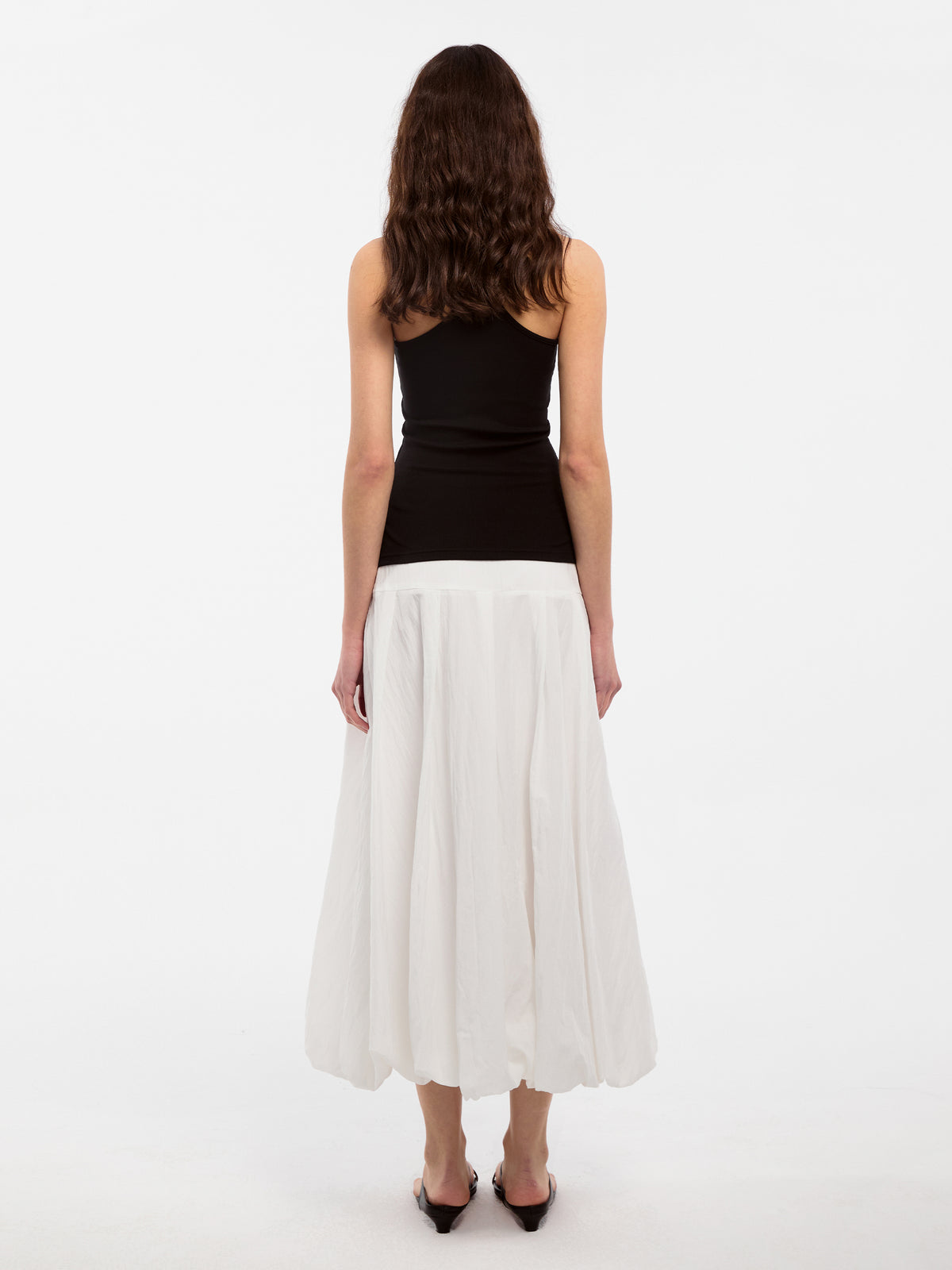 CUBIC Lyocell Pleated Tulip Skirt-7