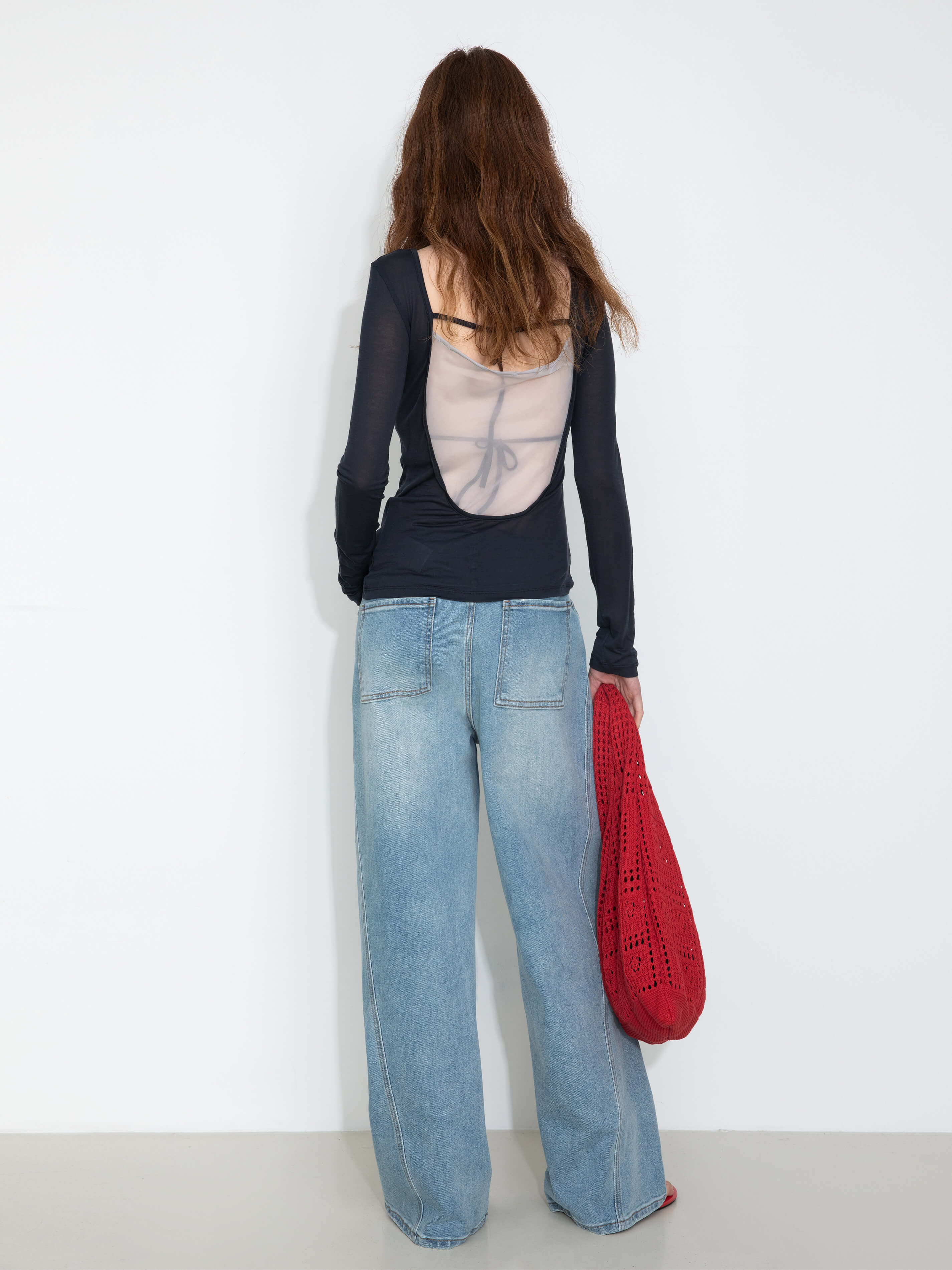 High-Waisted Wide-Leg Straight Jeans-7