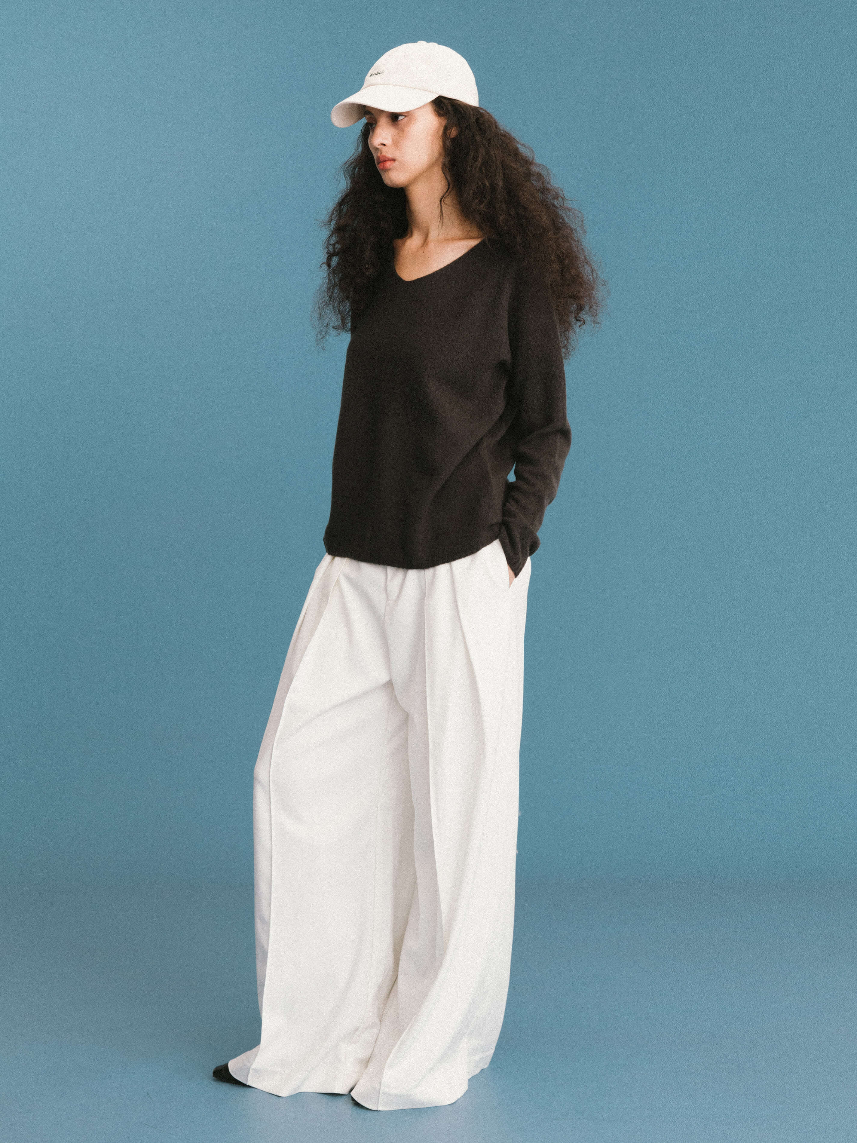ONE BY CUBIC Boxy 100% Sheep Wool Knitwear Jumper-6