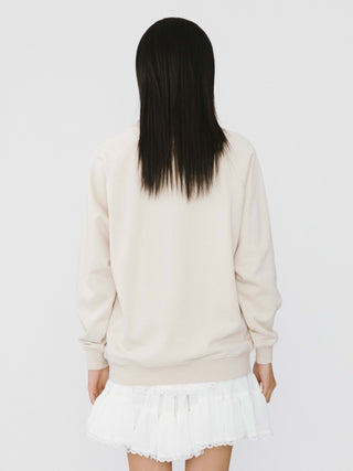 Round Neck Printed Sweatshirt