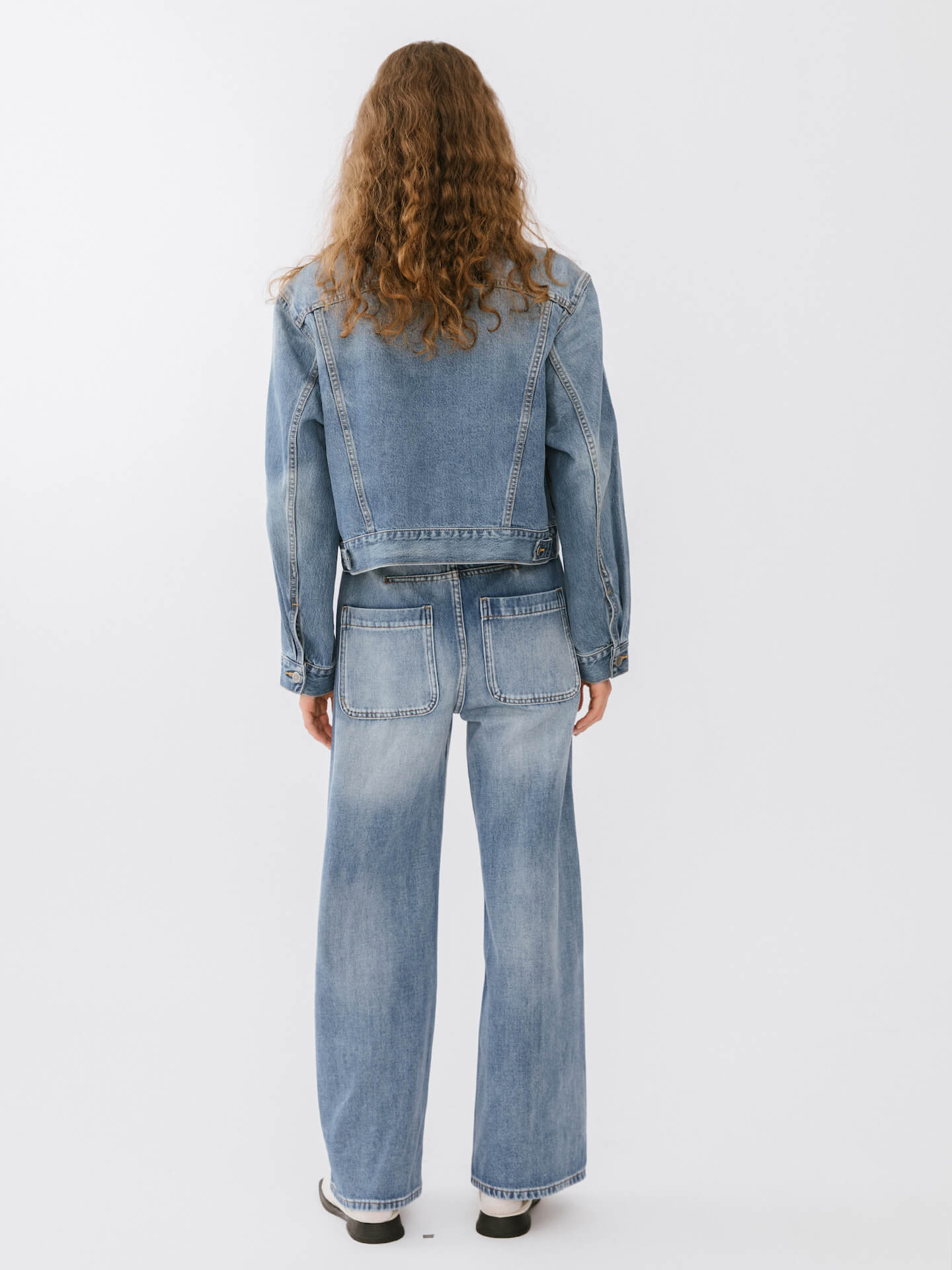 Light Blue Short Denim Jacket-6