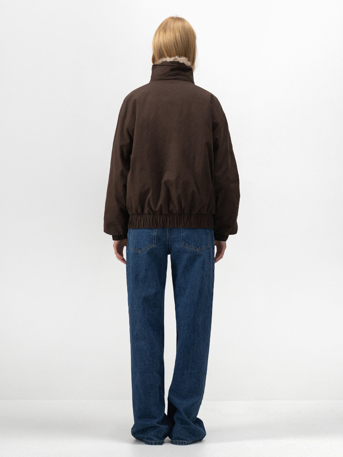 CUBIC Oversized Faux-Fur Collar Down Jacket-6