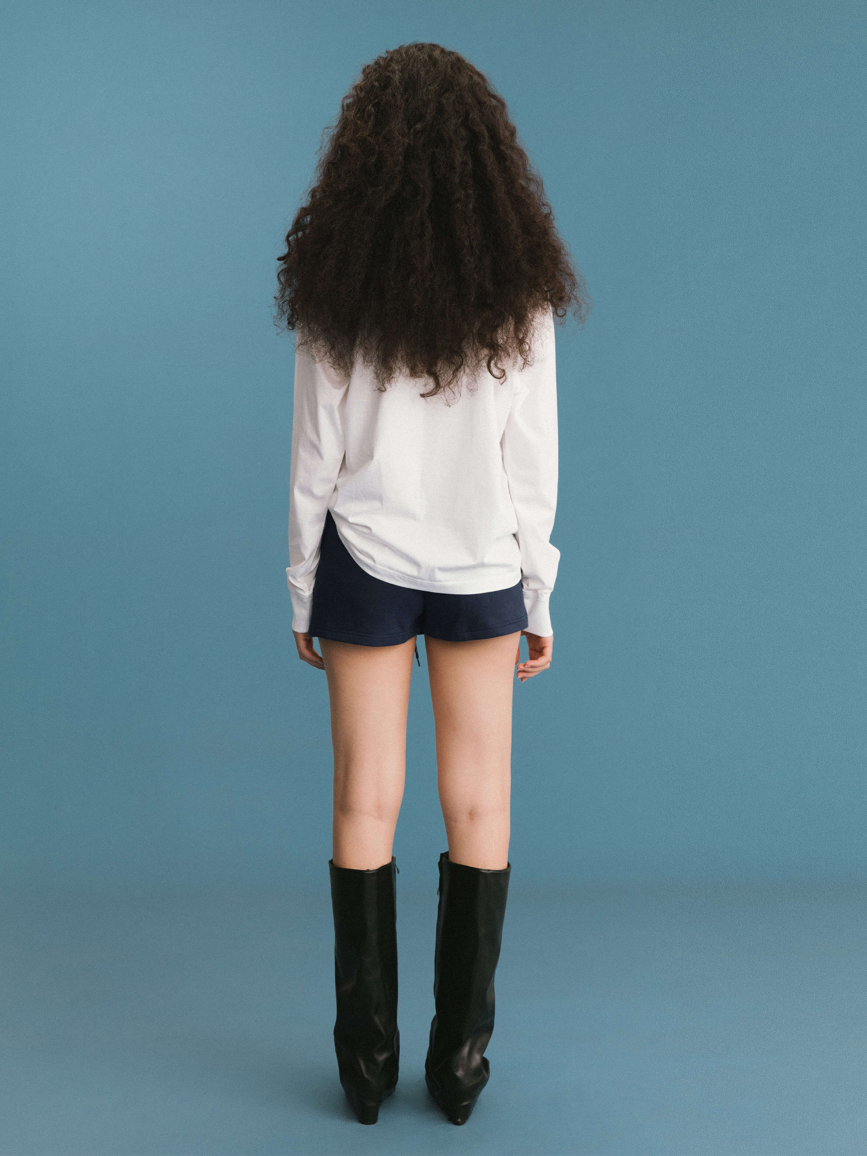 ONE BY CUBIC White Oversized Sweatshirt-7