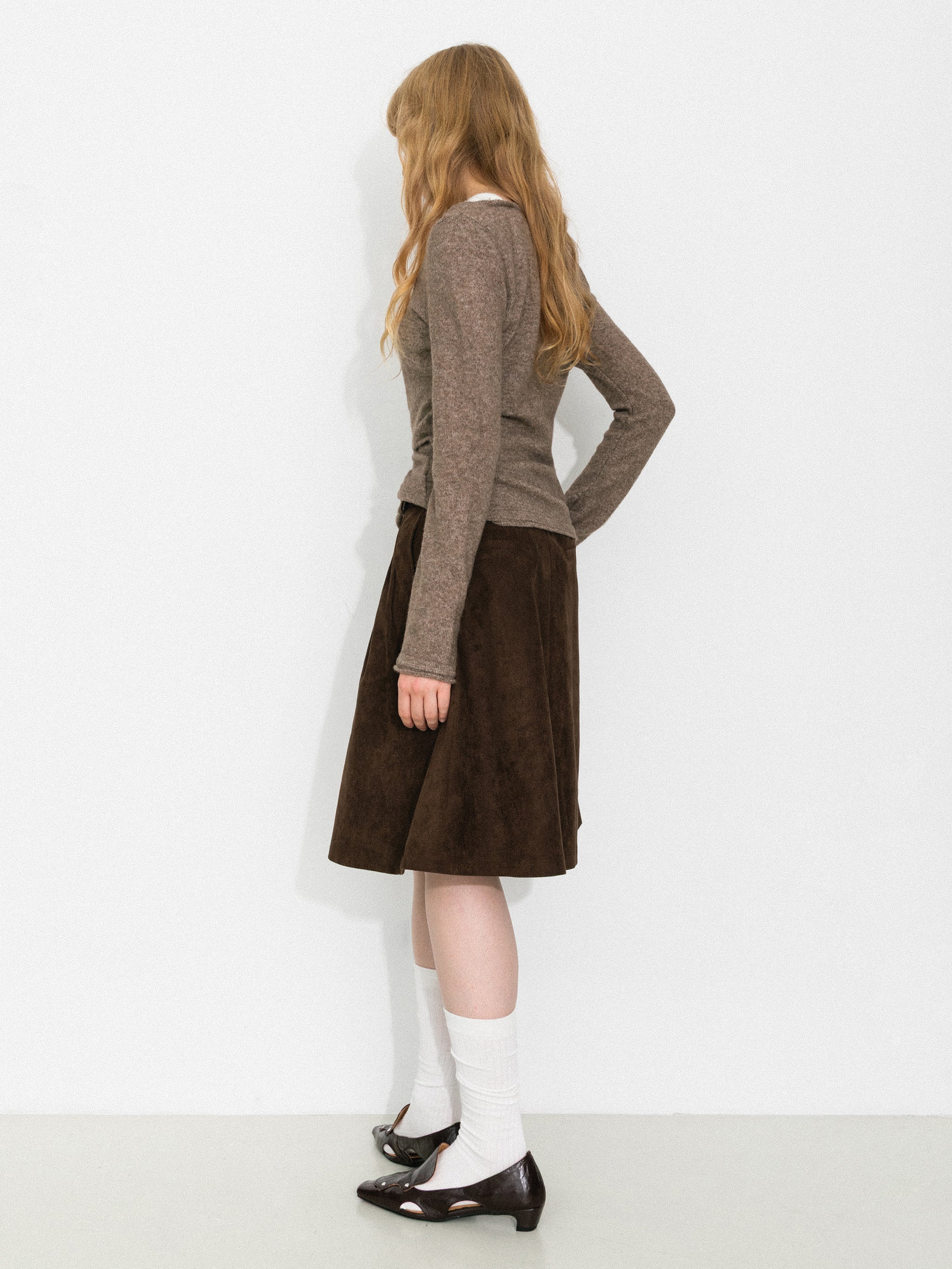 Classic Boat Neck Faux-Layer Top-7