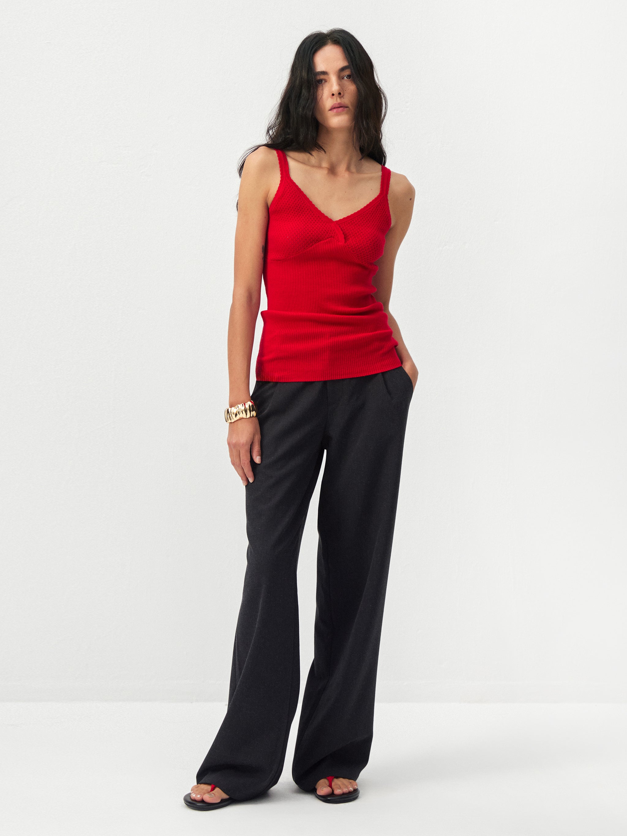 CUBIC 100% Cotton Knit Camisole-6