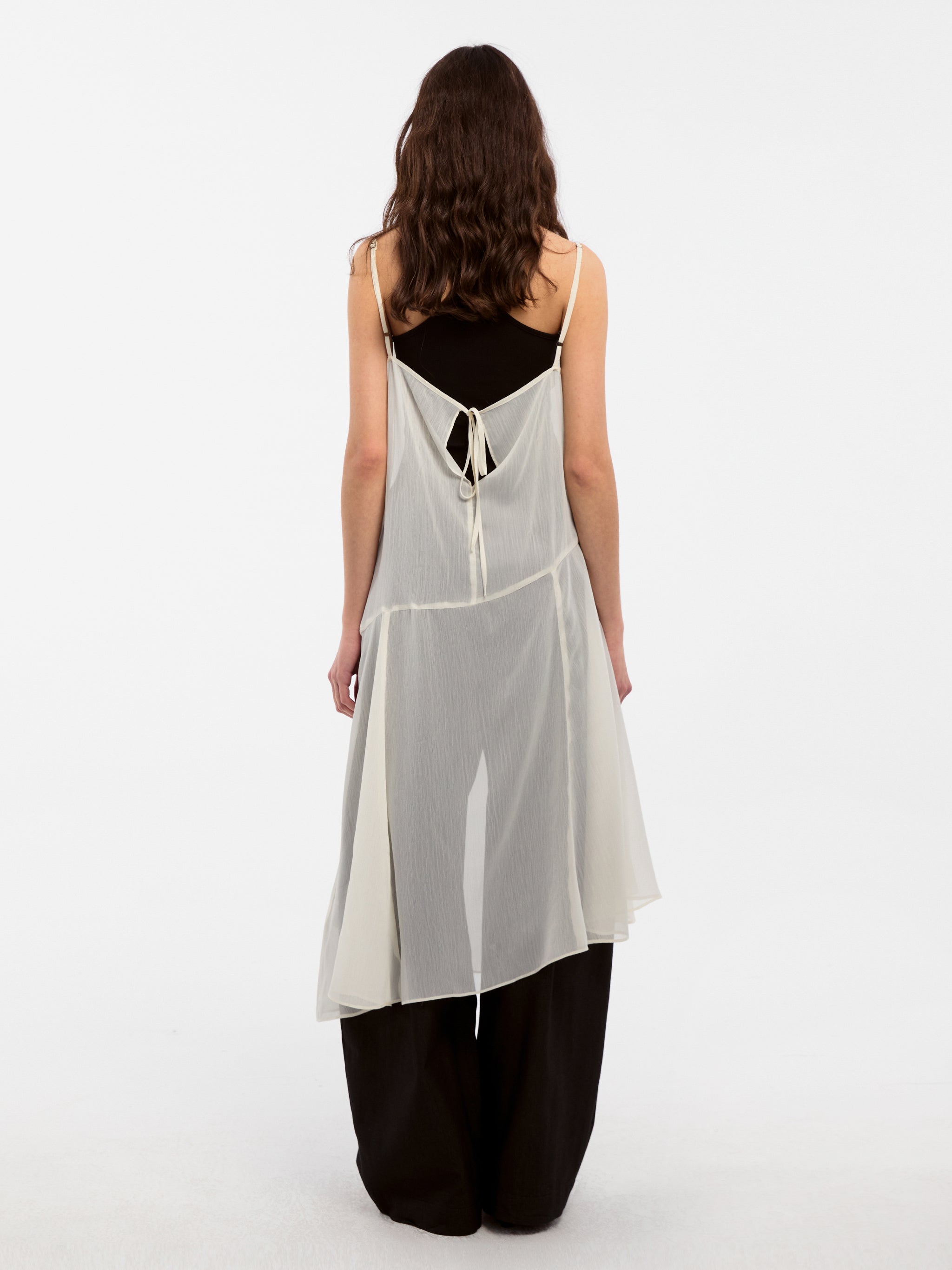 CUBIC Effortless Sheer Slip Maxi Dress-6