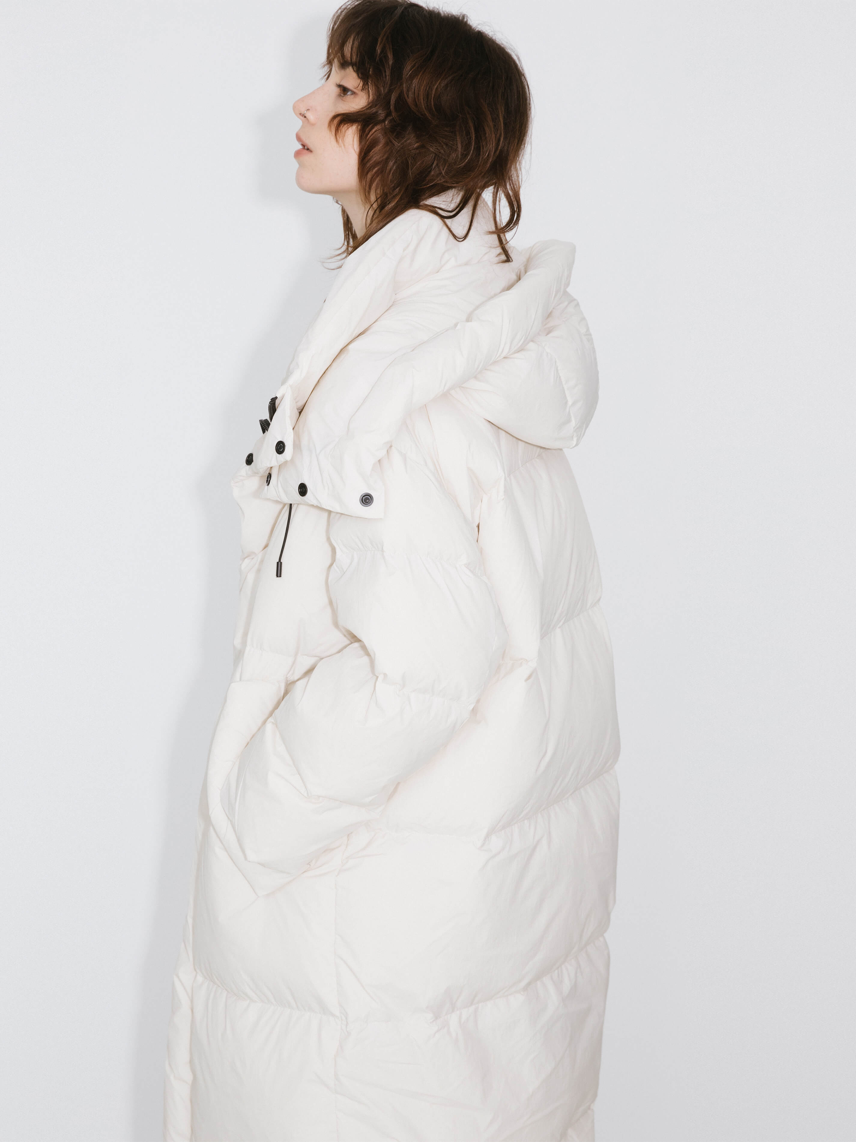 Long A-line Down Coat-7