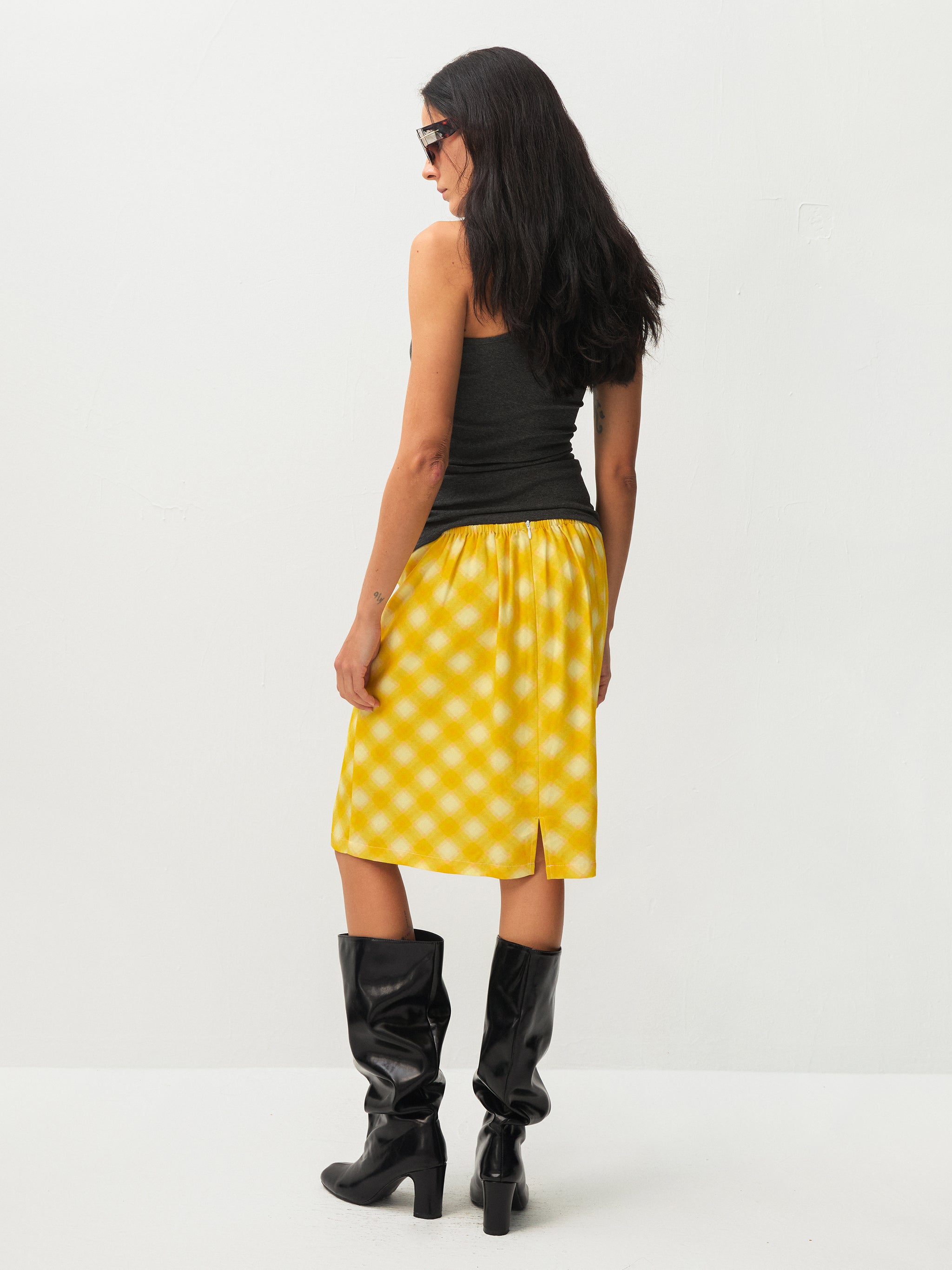 CUBIC Straight H‑line Two‑way Skirt-6