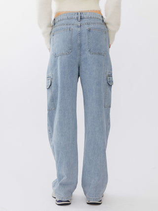 Low Waist Cargo Jeans