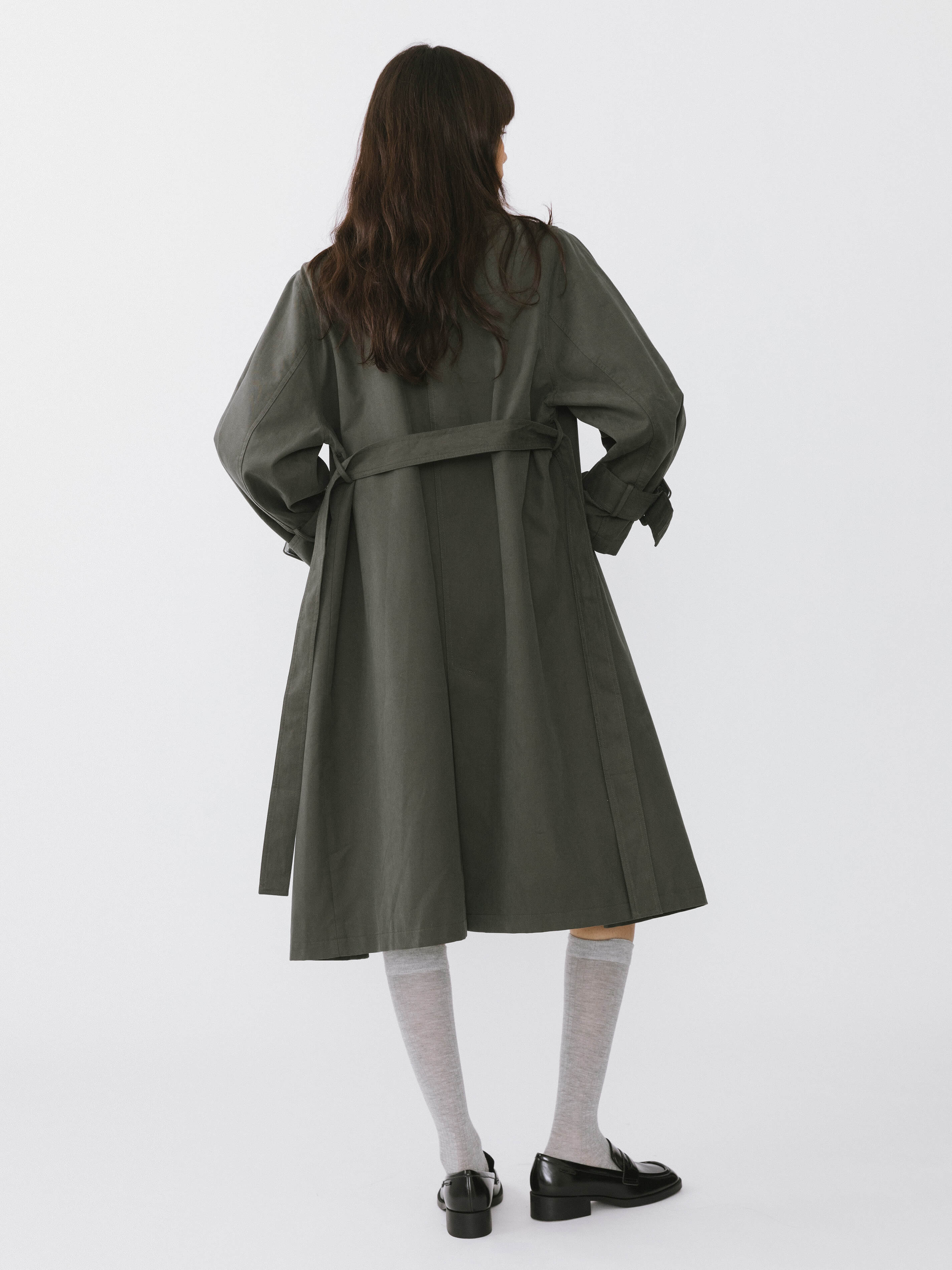 Overlay Mid-Length Trench Coat-8