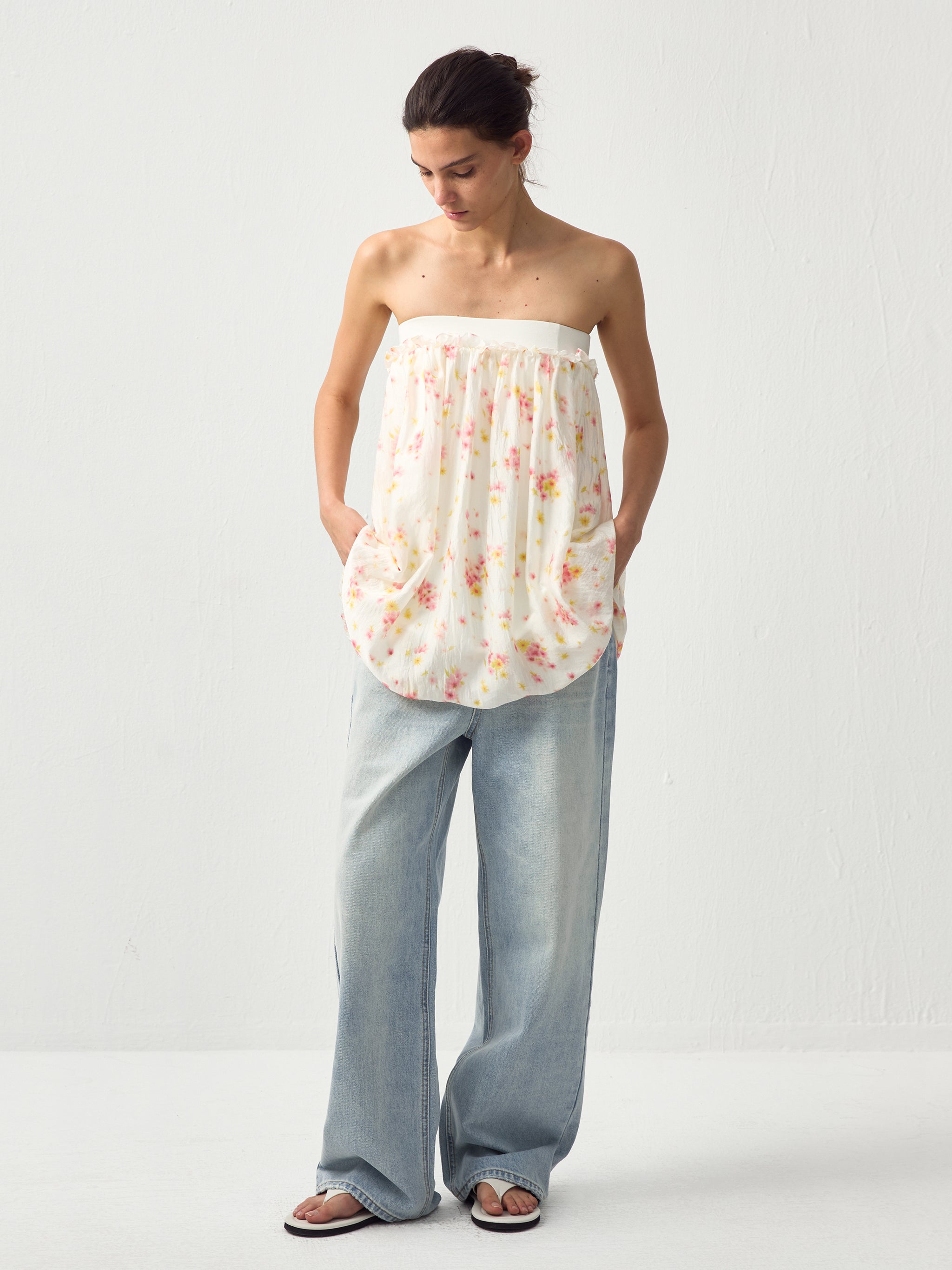 CUBIC Acetic Bud Midi Skirt-6