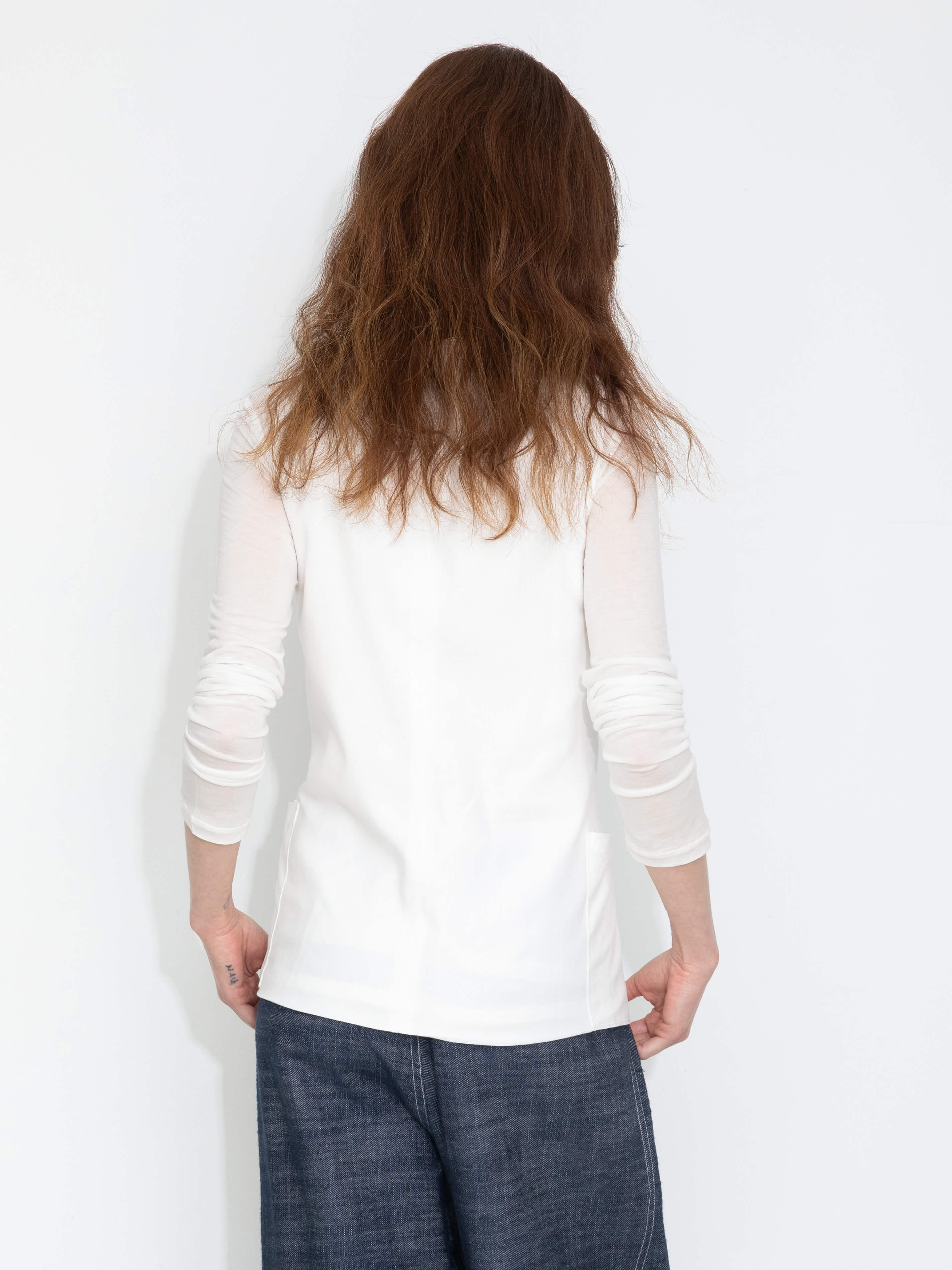 Fitted Buttoned Round Neck Vest-7